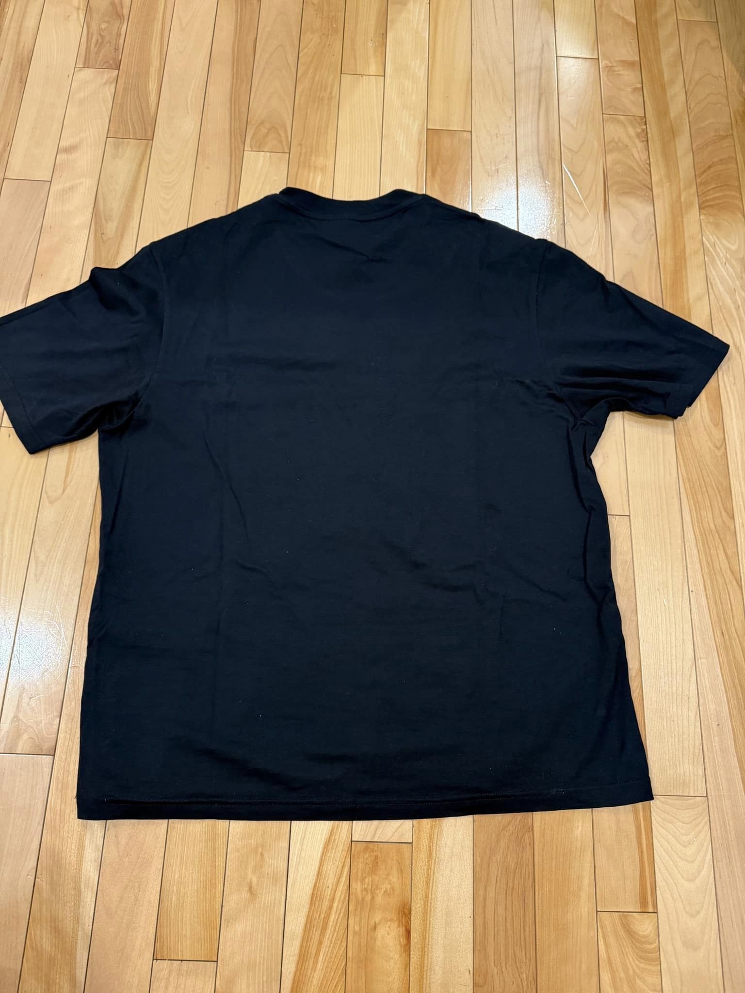 Emporio Armani Emporio Armani BLACK T-shirt with decorative embroidery Size US S / EU 44-46 / 1 - 6 Thumbnail