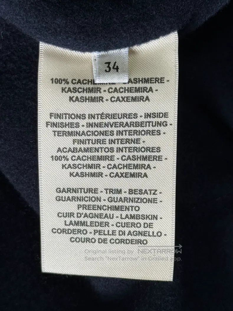 Hermes Hermes White Cashmere Overcoat Size XXS / US 00 / IT 34 - 7 Thumbnail