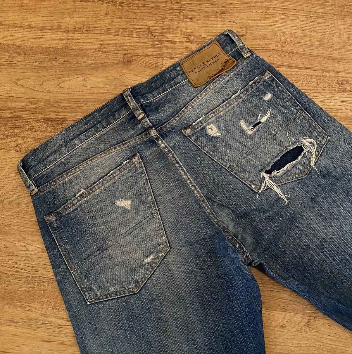 Denim & Supply Ralph Lauren Denim & Supply Ralph Lauren Distressed Denim x Vintage Rare Size US 32 / EU 48 - 12 Thumbnail