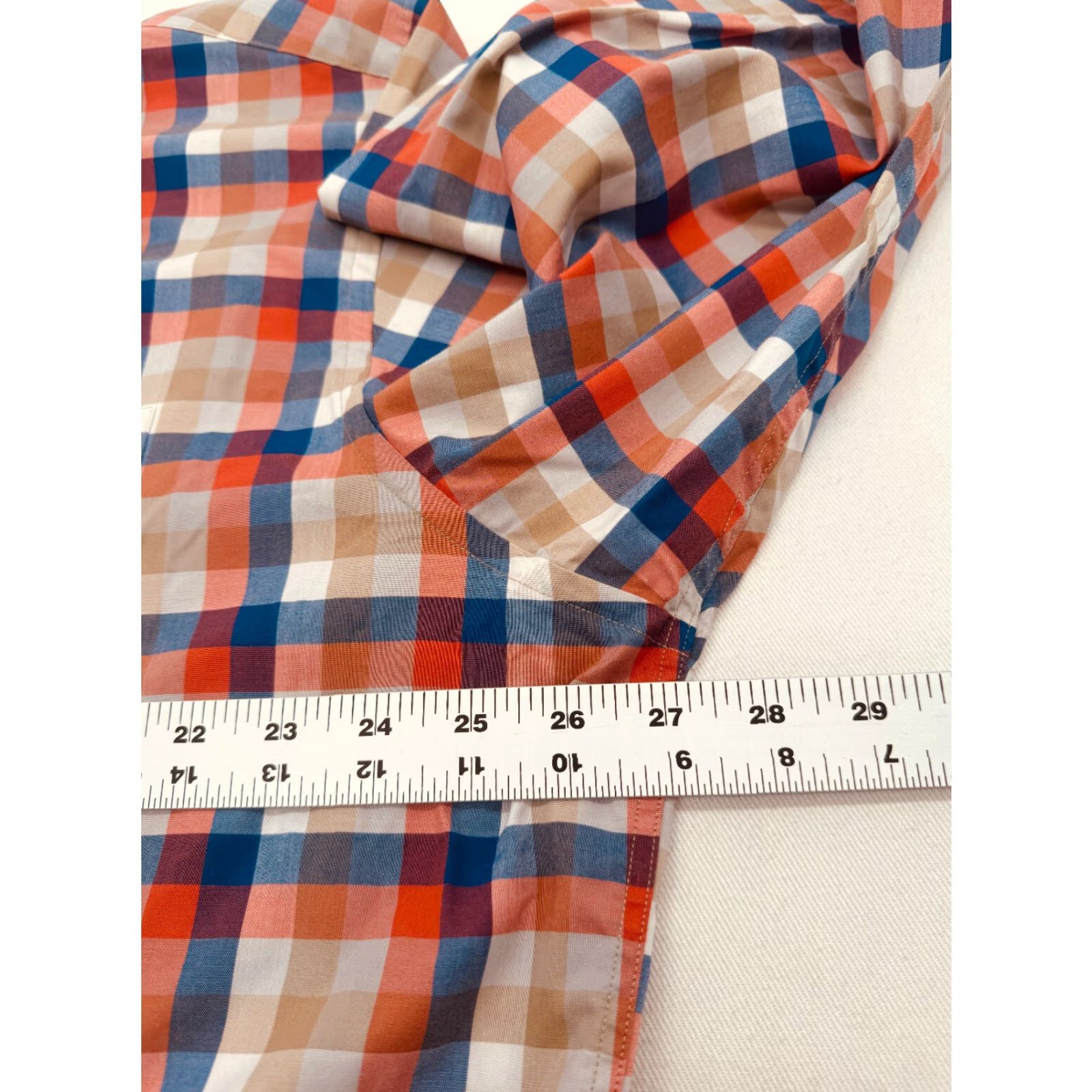 Jos. A. Bank VINTAGE JOS A. BANK Long Sleeve Button Up Mens XL Checked Shirt Travelers Collection 2826 Size US XL / EU 56 / 4 - 7 Thumbnail