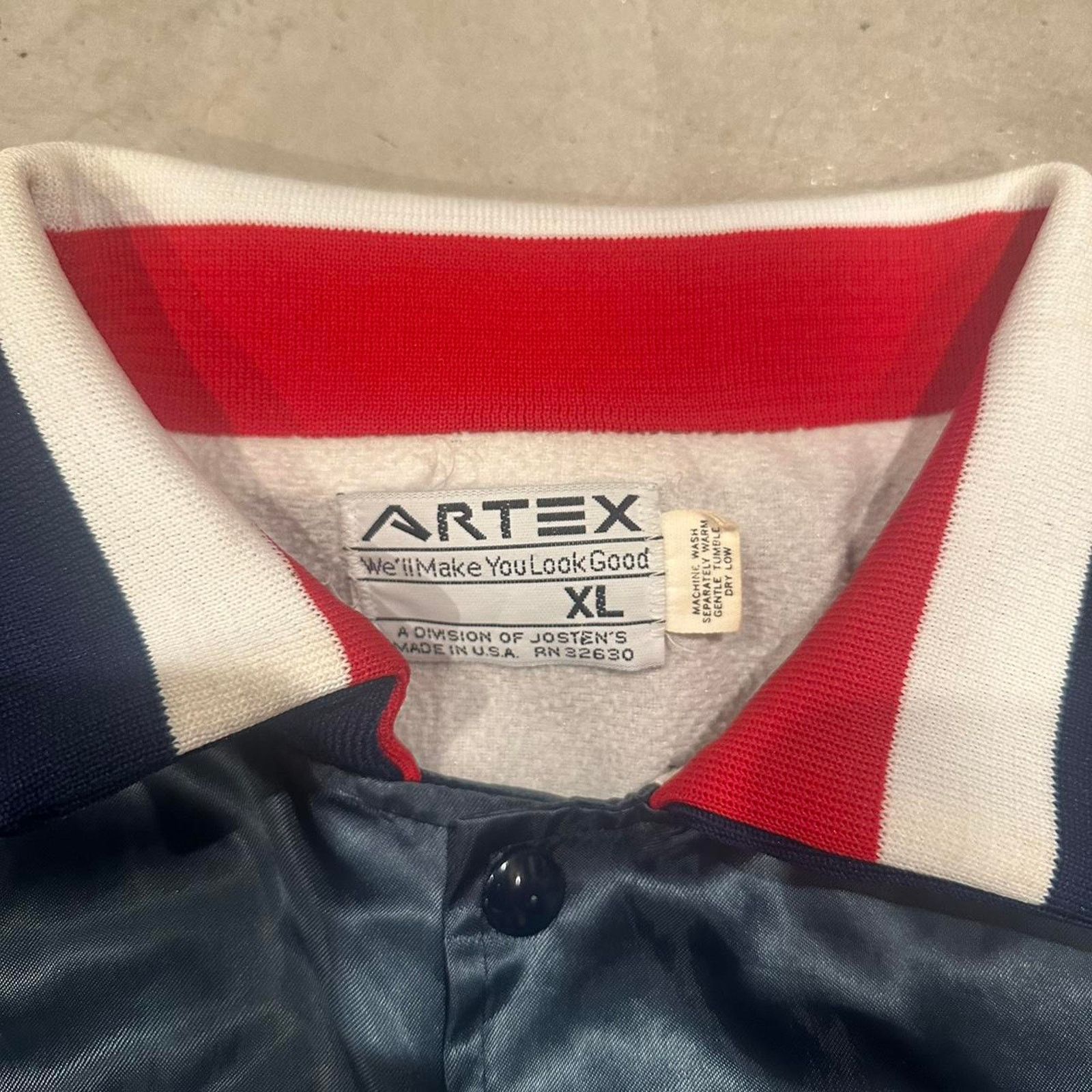 USA Olympics 80s United States Olympic Training Satin Bomber Jacket Size US XL / EU 56 / 4 - 5 Thumbnail