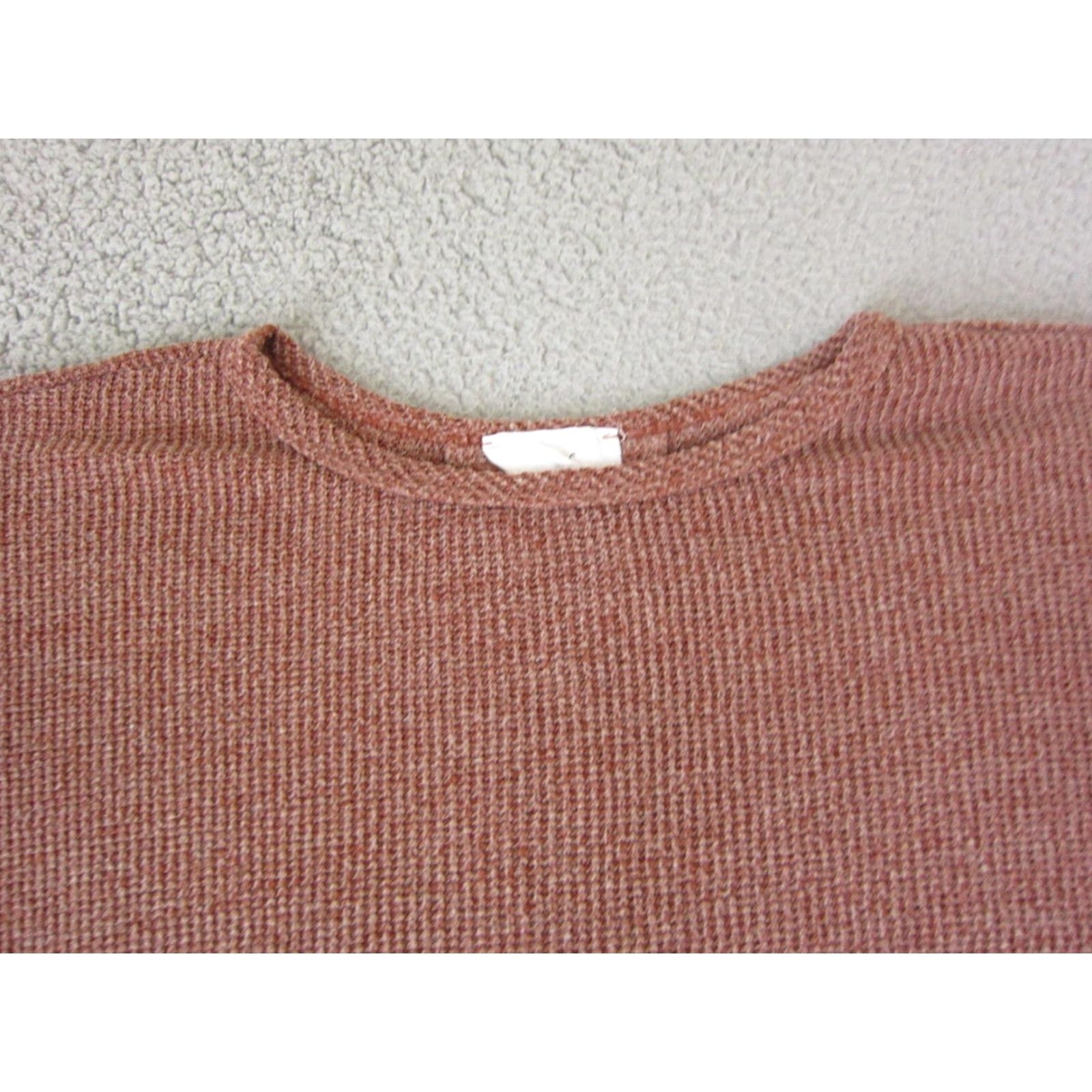Vintage Sadie & Sage Sweater Womens Medium Brown Knit Boat Neck Pullover Casual 80s 90s USA Mens Womens Girls Size M / US 6-8 / IT 42-44 - 2 Thumbnail