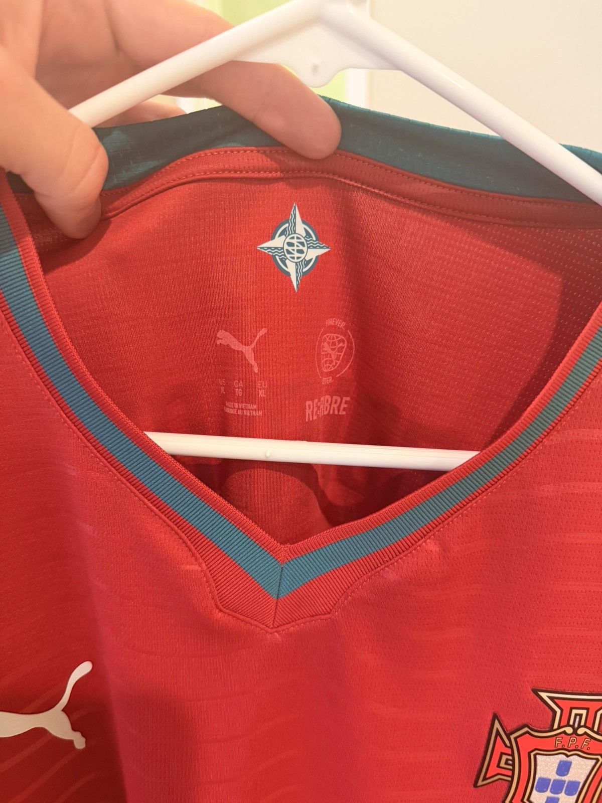 Puma Cristiano Ronaldo Portugal Puma 2026 Home Replica Jersey Size US XL / EU 56 / 4 - 3 Thumbnail