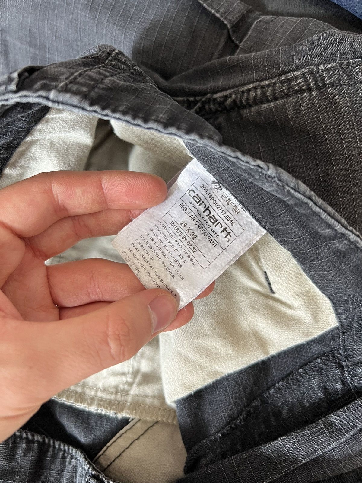 Carhartt Vintage 00s Carhartt Work Cargo Pants Hype Streetwear 29x32 Size US 32 / EU 48 - 10 Thumbnail