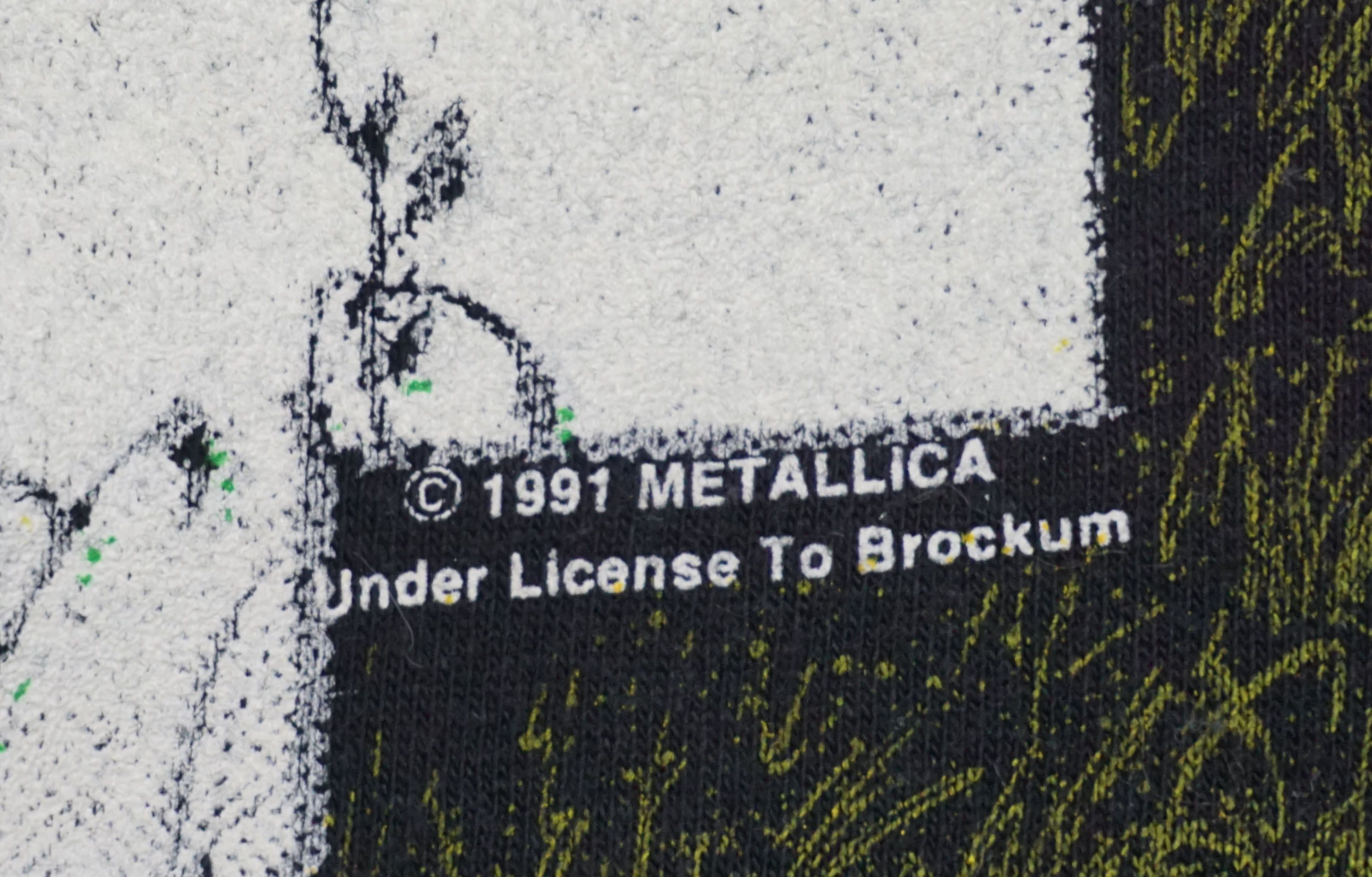 Band Tees × Vintage 90's Metallica "Master of Puppets" all over print T-shirt Size US XL / EU 56 / 4 - 3 Thumbnail