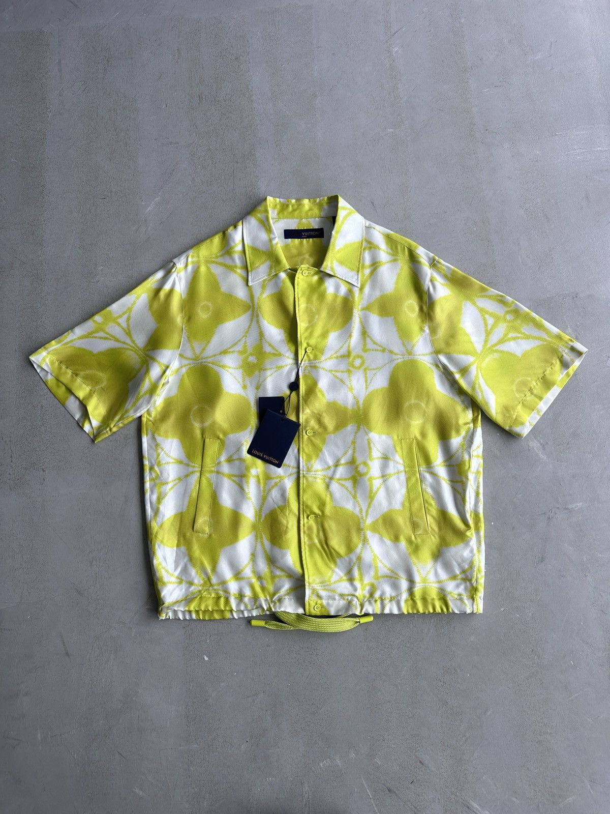 Louis Vuitton Louis Vuitton - Shibori Monogram Silk Shirt Size US L / EU 52-54 / 3 - 1 Thumbnail