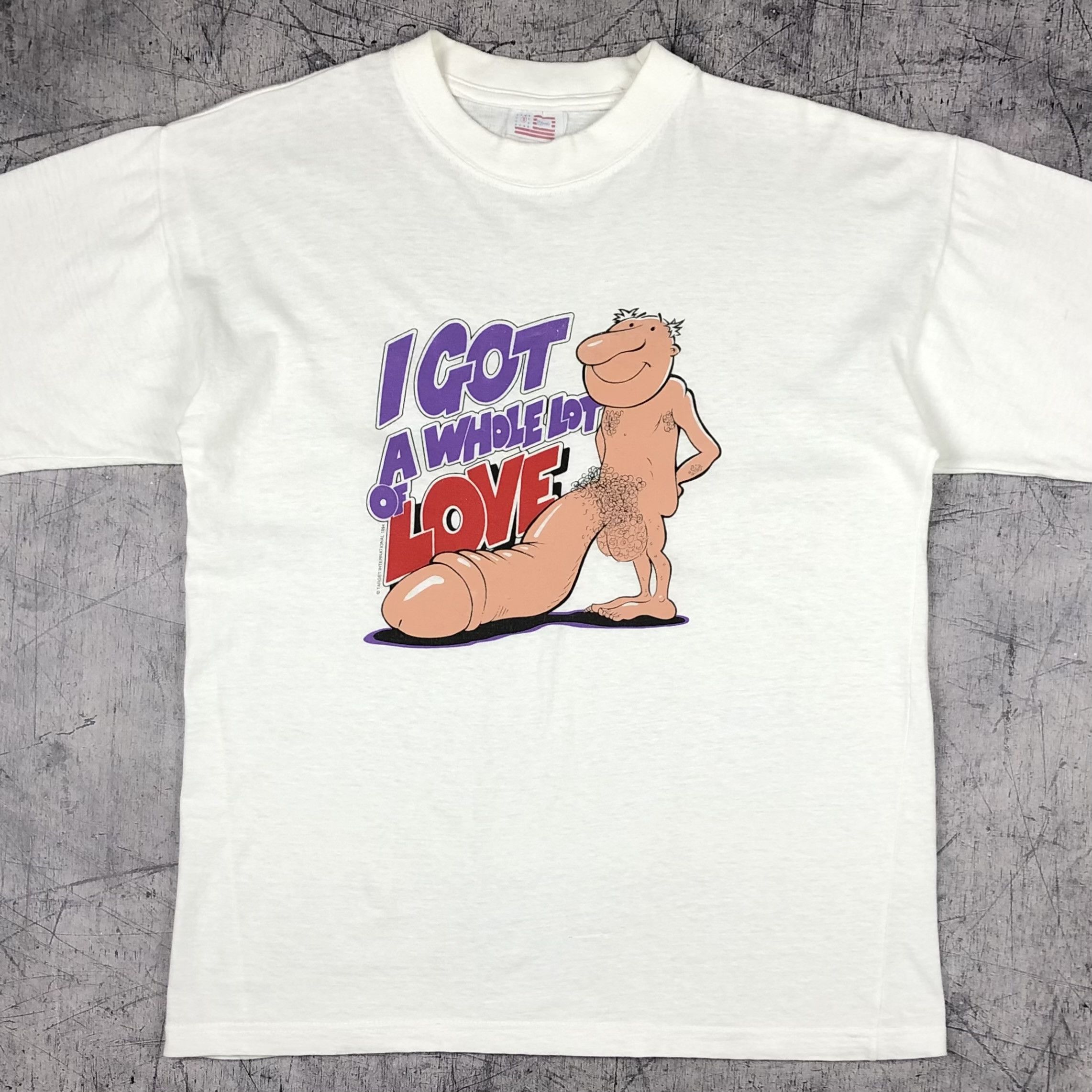 Vintage Vintage 1994 I Got A Whole Lot Of Love Tee Size US M / EU 48-50 / 2 - 1 Thumbnail