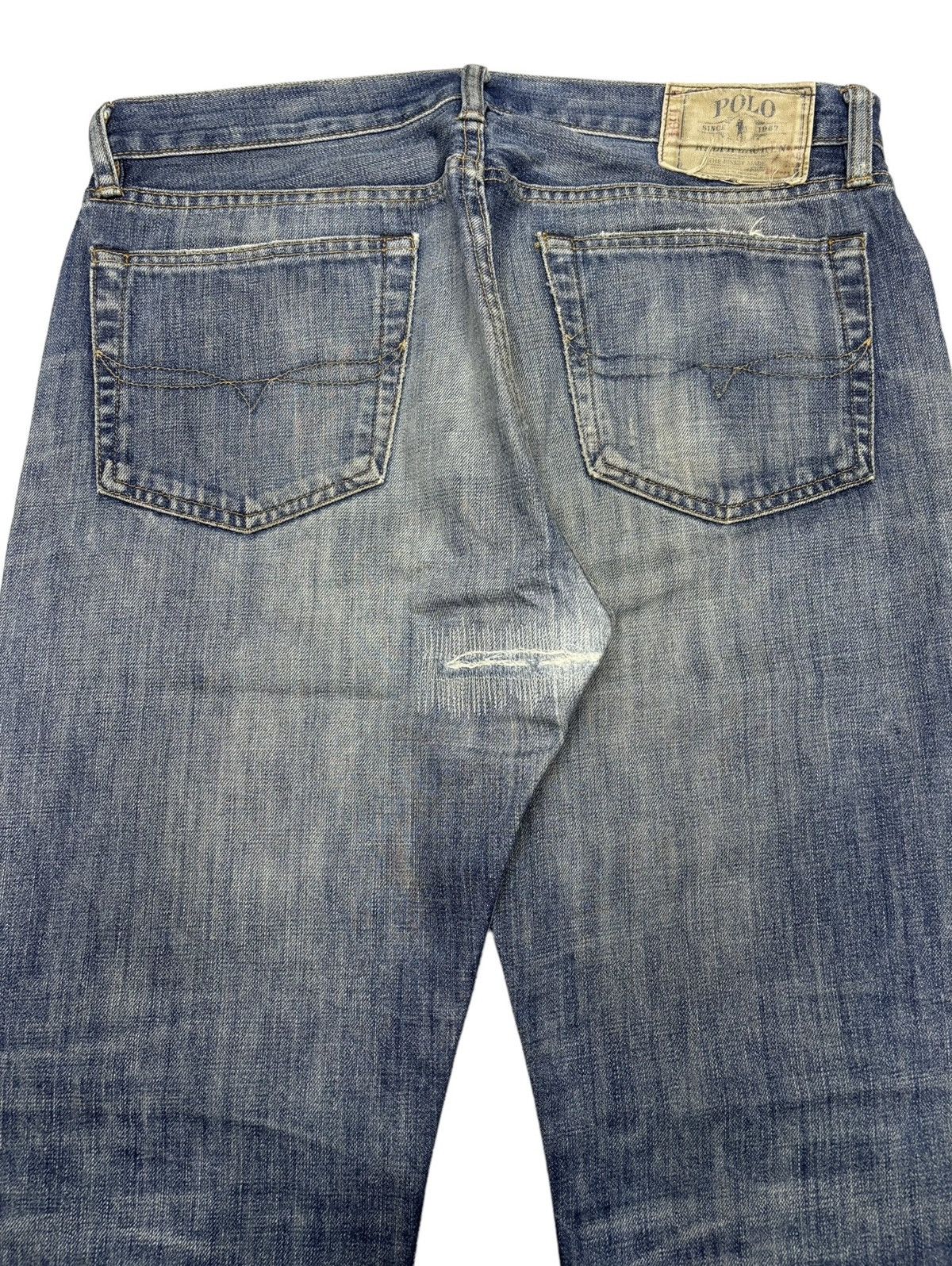 Polo Ralph Lauren POLO RALPH LAUREN BAGGY DISTRESSED DENIM JEANS Size US 34 / EU 50 - 9 Thumbnail
