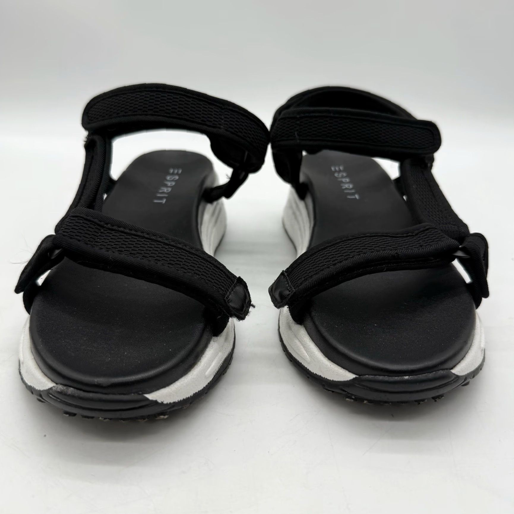 Esprit Esprit Y2K SABLE Black/ White Strappy Slingback Sandals Women Sz 7.5 Size US 8 / IT 38 - 5 Thumbnail