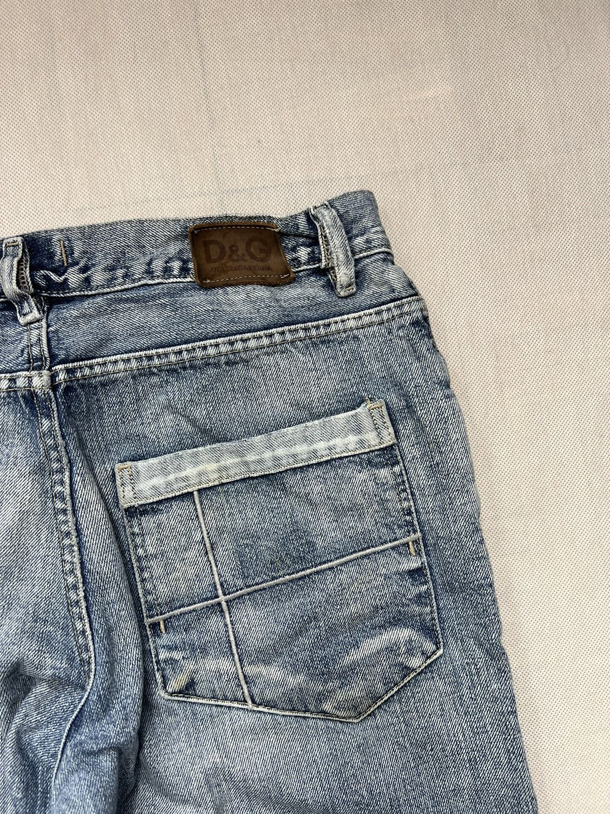 Dolce & Gabbana × Vintage Pants Dolce & Gabbana Vintage 90’s baby blue Size US 33 - 3 Thumbnail