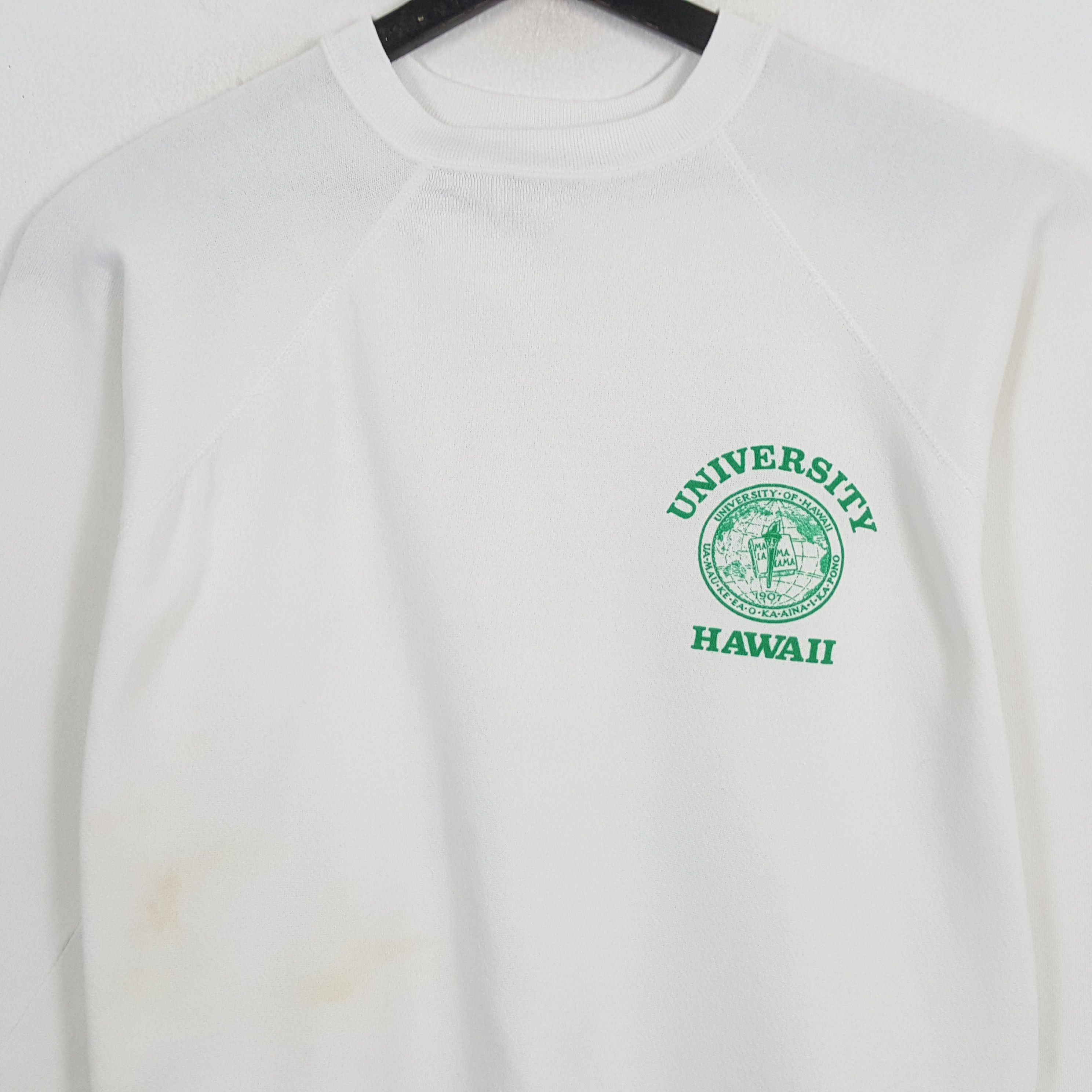 Vintage UNIVERSITY OF HAWAII Logo Design Vintage Sweatshirt Size US M / EU 48-50 / 2 - 4 Thumbnail