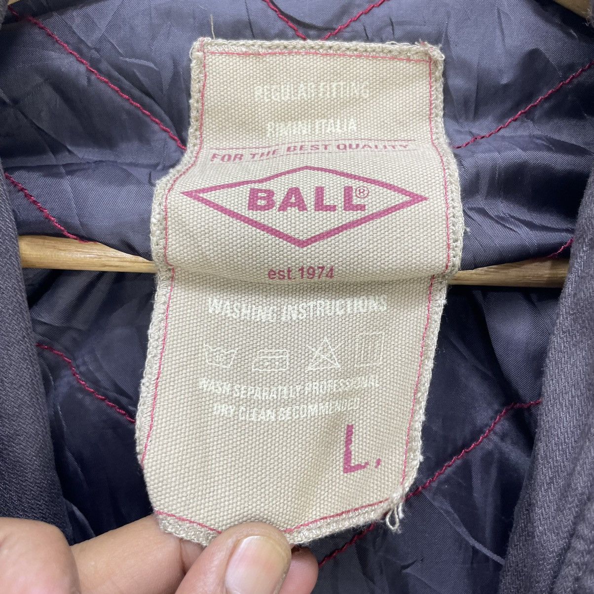 Japanese Brand 💥Vintage Ball Racing Biker Jacket Size US L / EU 52-54 / 3 - 12 Thumbnail