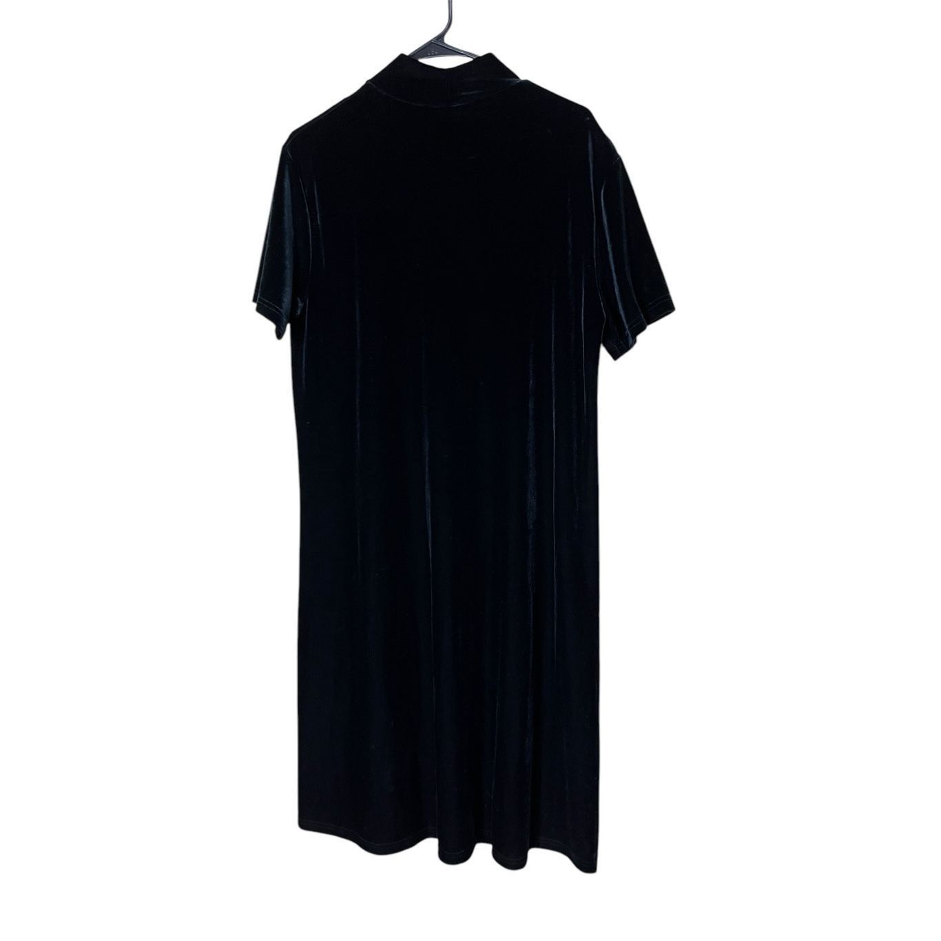 Other Vintage Jacqueline Ferrar 90s Black Velvet Dress Size 14 Tal Size XL / US 12-14 / IT 48-50 - 9 Thumbnail