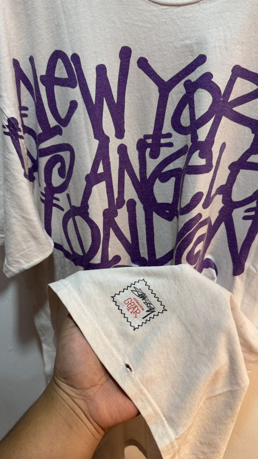 Stussy Vintage Stussy Tour Size US XL / EU 56 / 4 - 5 Thumbnail