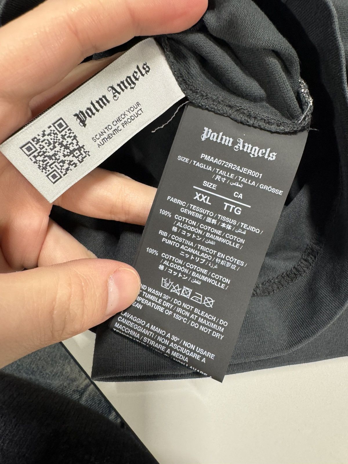 Palm Angels Palm Angels Burning Logo T-Shirt NEW 475$ Size US XXL / EU 58 / 5 - 6 Thumbnail