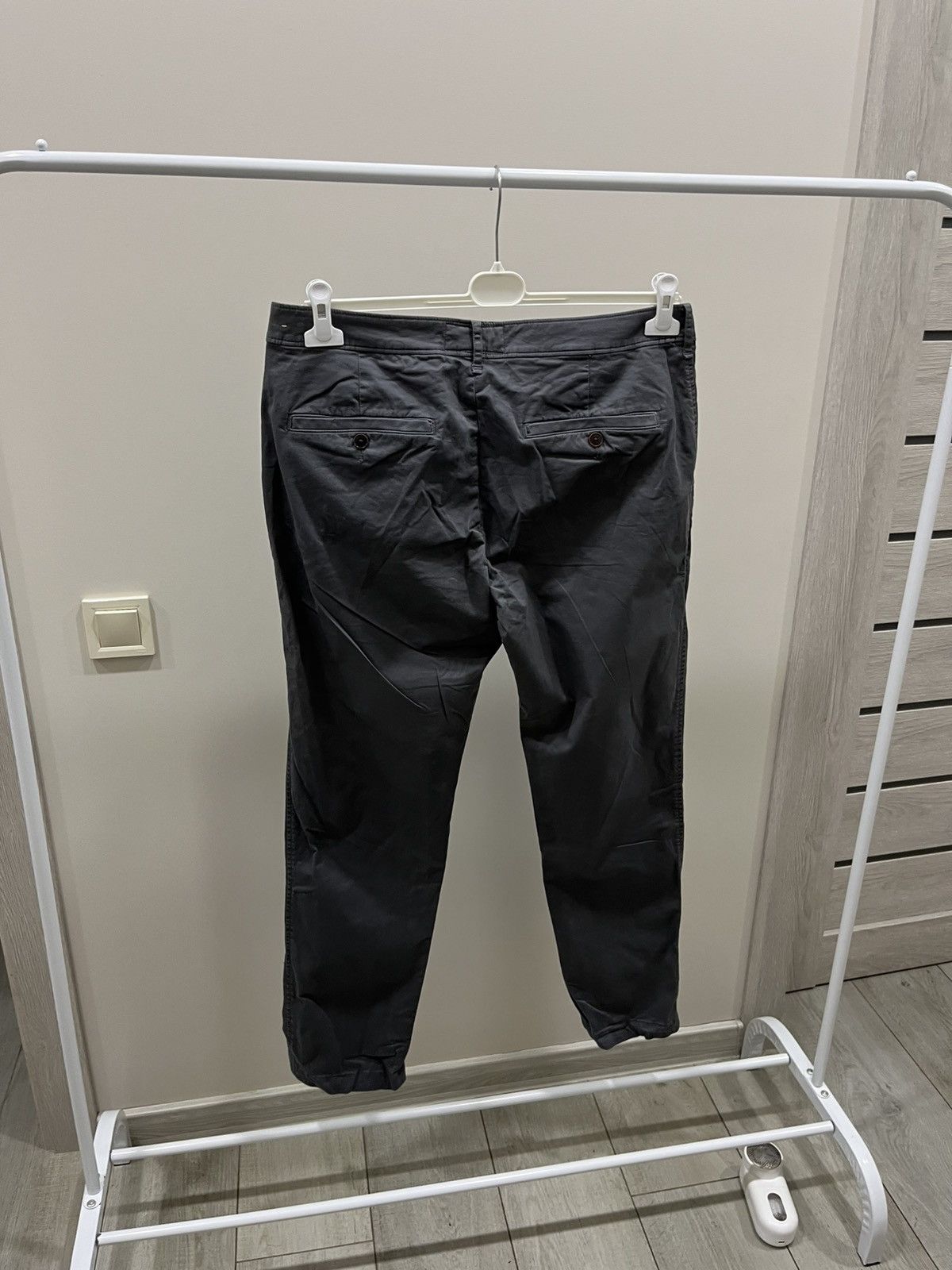 If Six Was Nine Abercrombie & Fitch Pants Mens 34x32 Gray Pockets Cotton Size US 34 / EU 50 - 4 Thumbnail