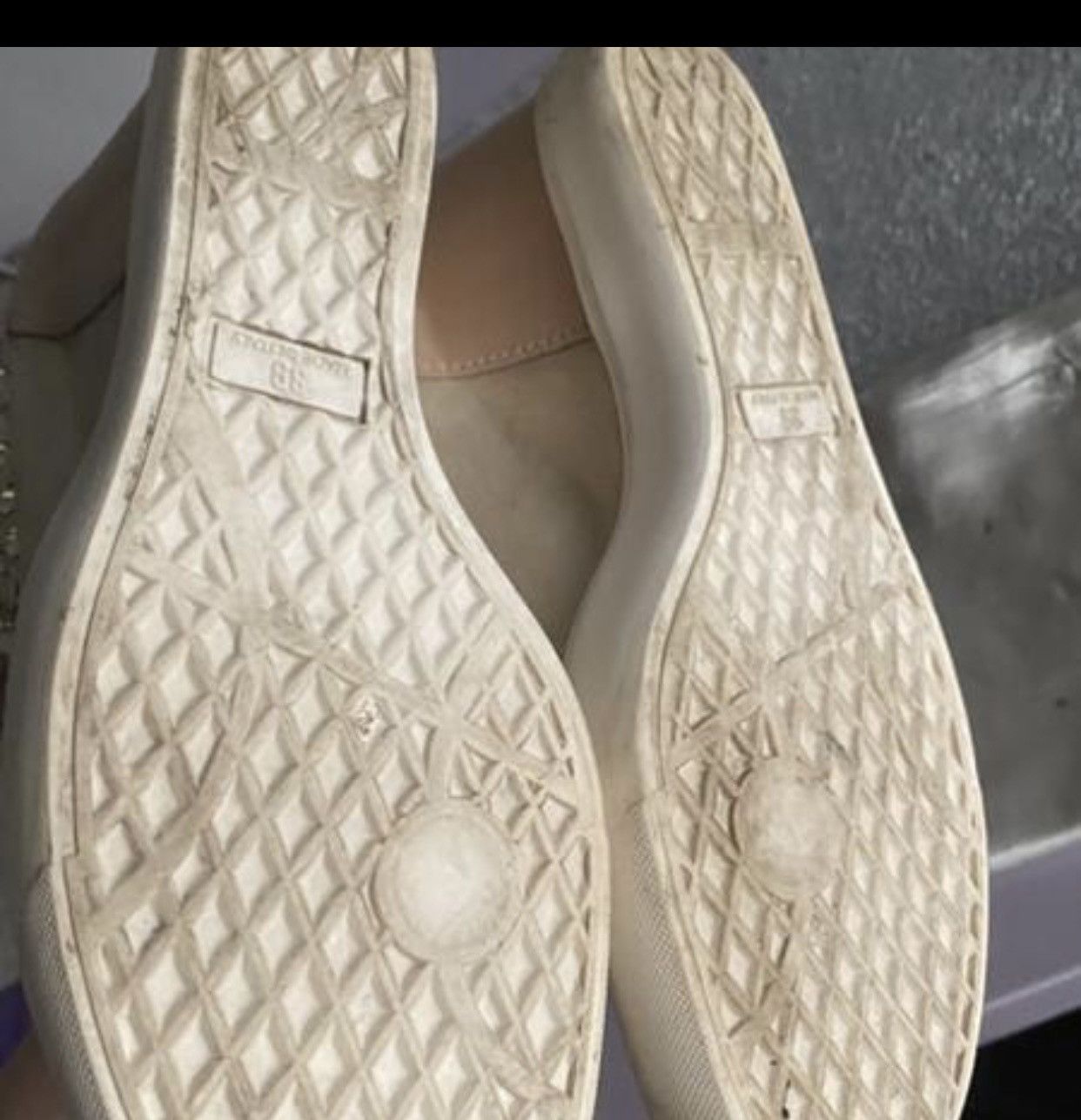 Giuseppe Zanotti Giuseppe Zanotti Gold/Beige Leather And Suede Crystal Size US 9 / IT 39 - 8 Thumbnail