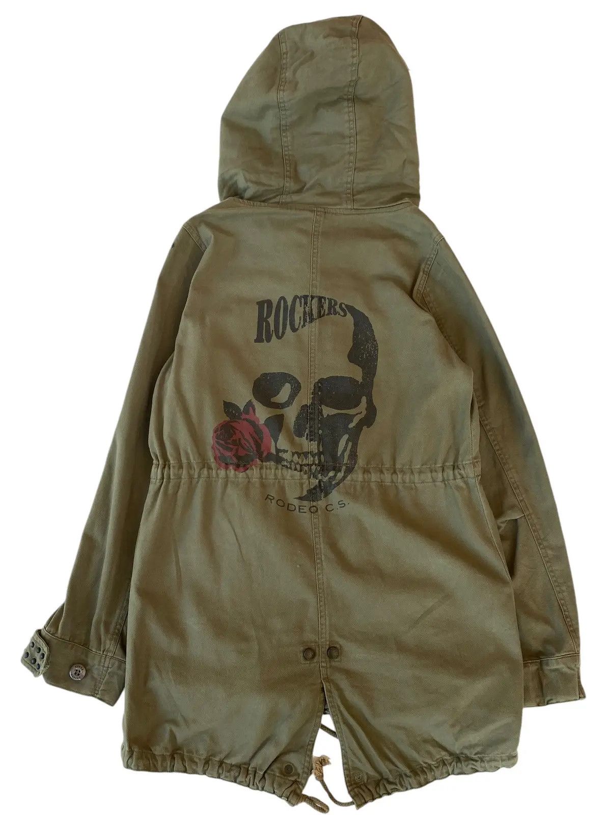 Vintage Vtg Rodeo Crowns Skull Militia Jacket Size US M / EU 48-50 / 2 - 1 Thumbnail
