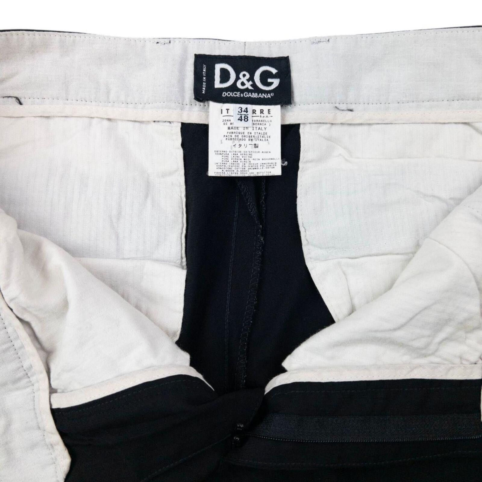 Dolce & Gabbana Vintage 2000s Dolce & Gabbana Lightweight Trousers Size W32 Size US 32 / EU 48 - 5 Thumbnail