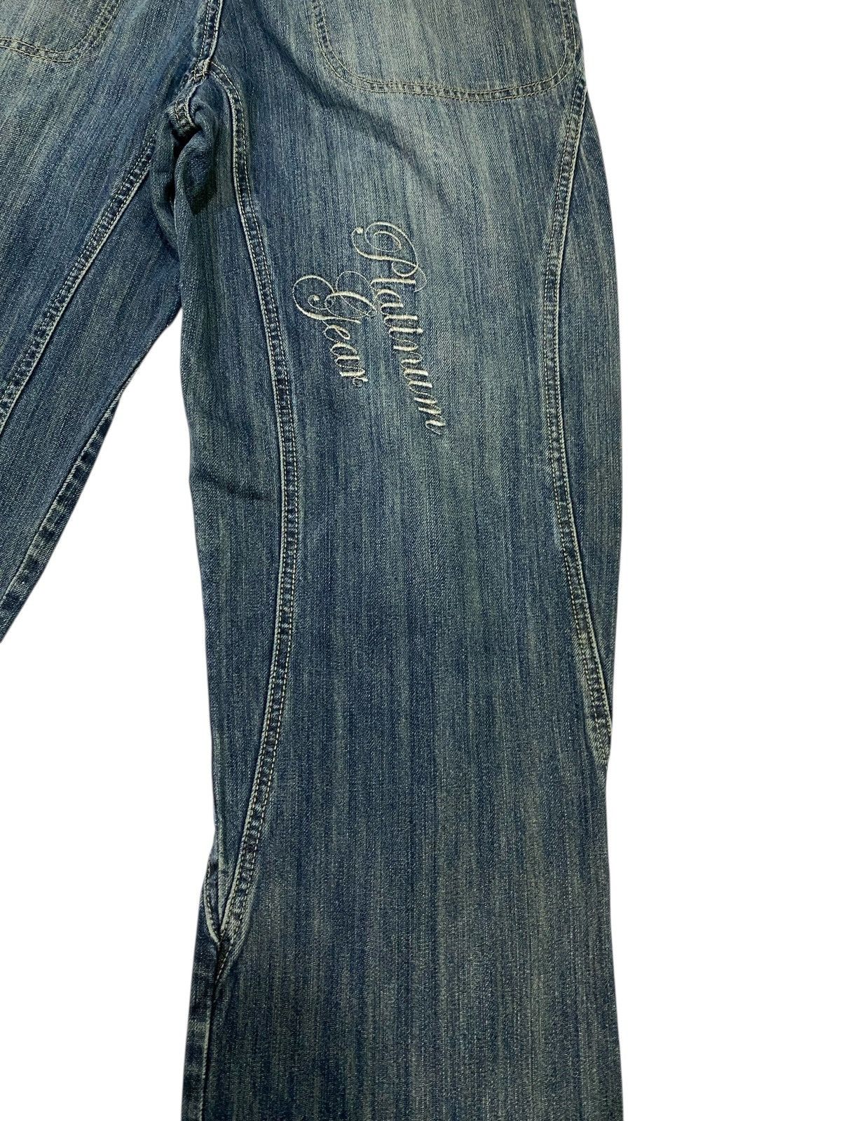 JNCO Japanese brand X Platinum gear baggy jeans Size US 31 - 9 Thumbnail