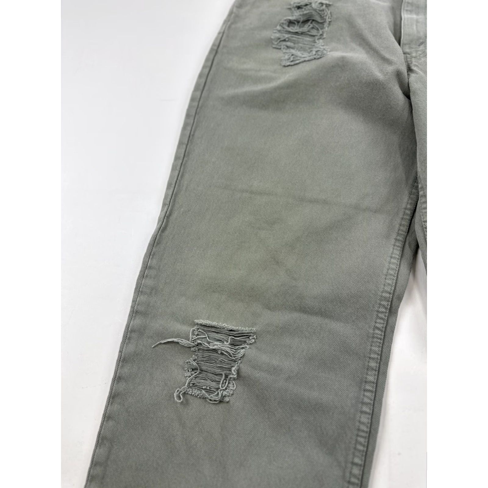 Levi's VINTAGE Levi’s 550 Jeans Men’s 34x32 Green Distressed Paper Tag 100% Cotton Relaxed Tapered 550 Relaxed Men 34-32 Jeans Size US 34 / EU 50 - 5 Thumbnail
