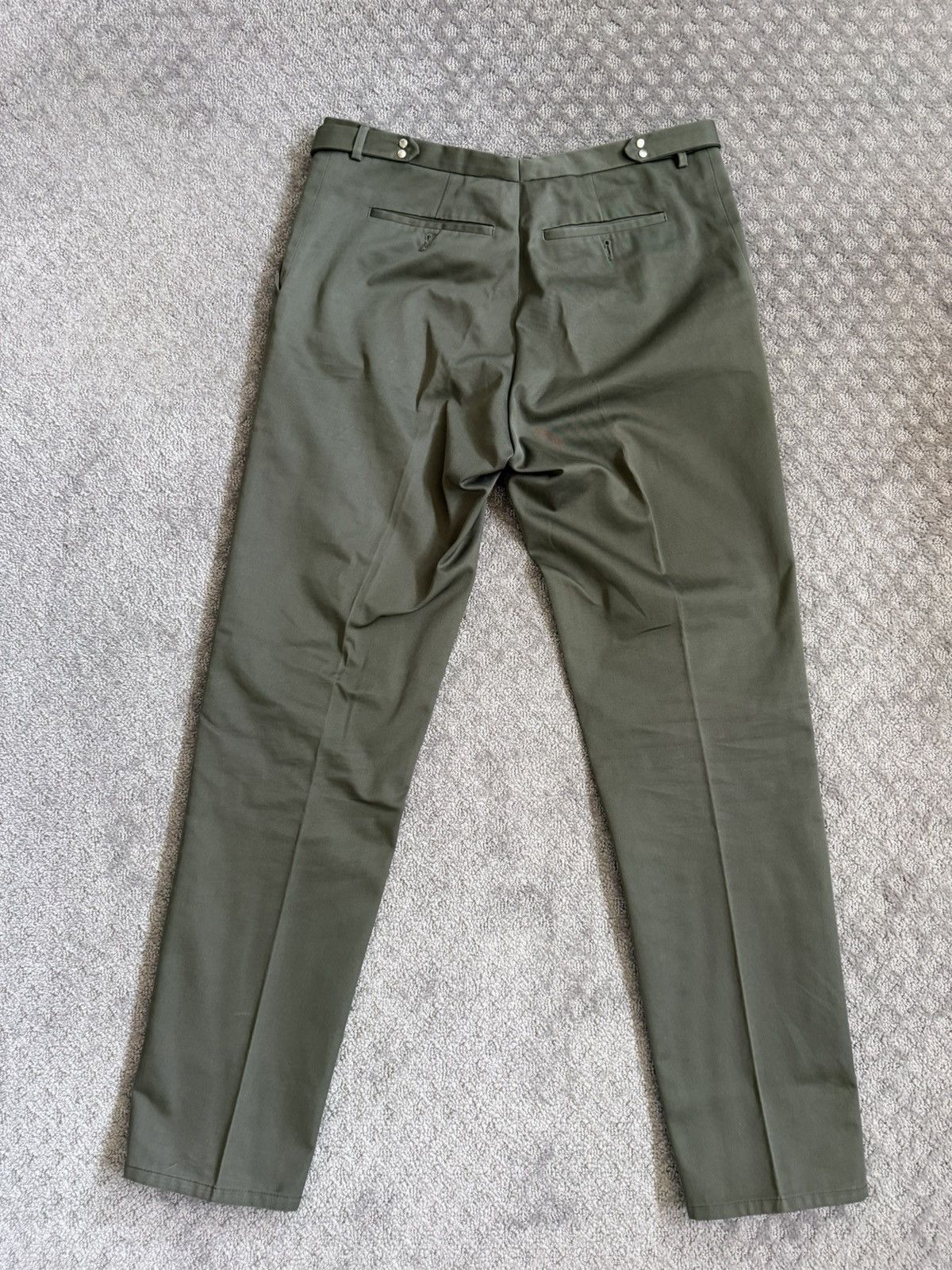 Valentino Valentino slim fit cotton twill trousers Size US 34 / EU 50 - 2 Thumbnail
