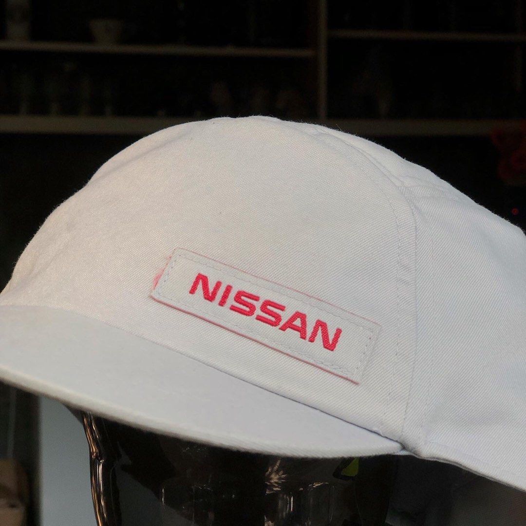 Nissan Vintage NISSAN 5 Panel Racing Cap Hat Adjustable Size ONE SIZE - 4 Thumbnail