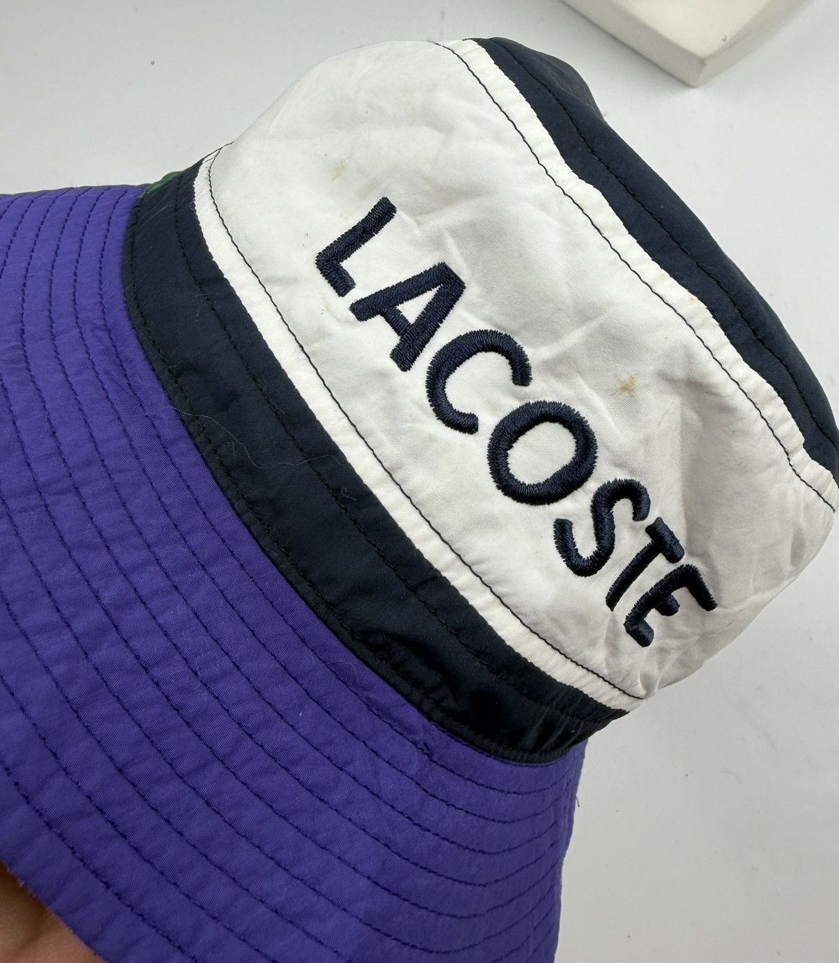 Lacoste lacoste multicolor bucket hat tc53 Size ONE SIZE - 3 Thumbnail