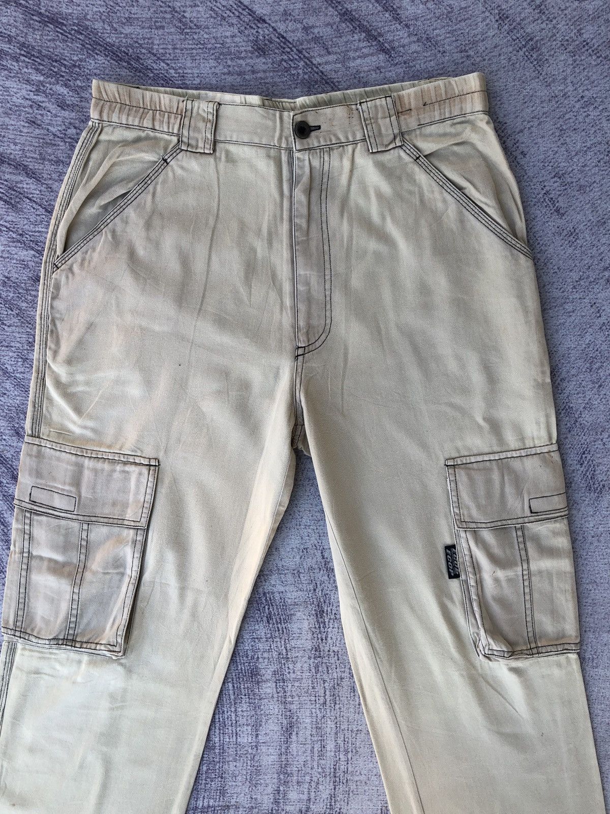 Japanese Brand × Vintage Faded Cargo Pants Japanesebrand 6 Pocket Tactical Size US 29 - 2 Thumbnail