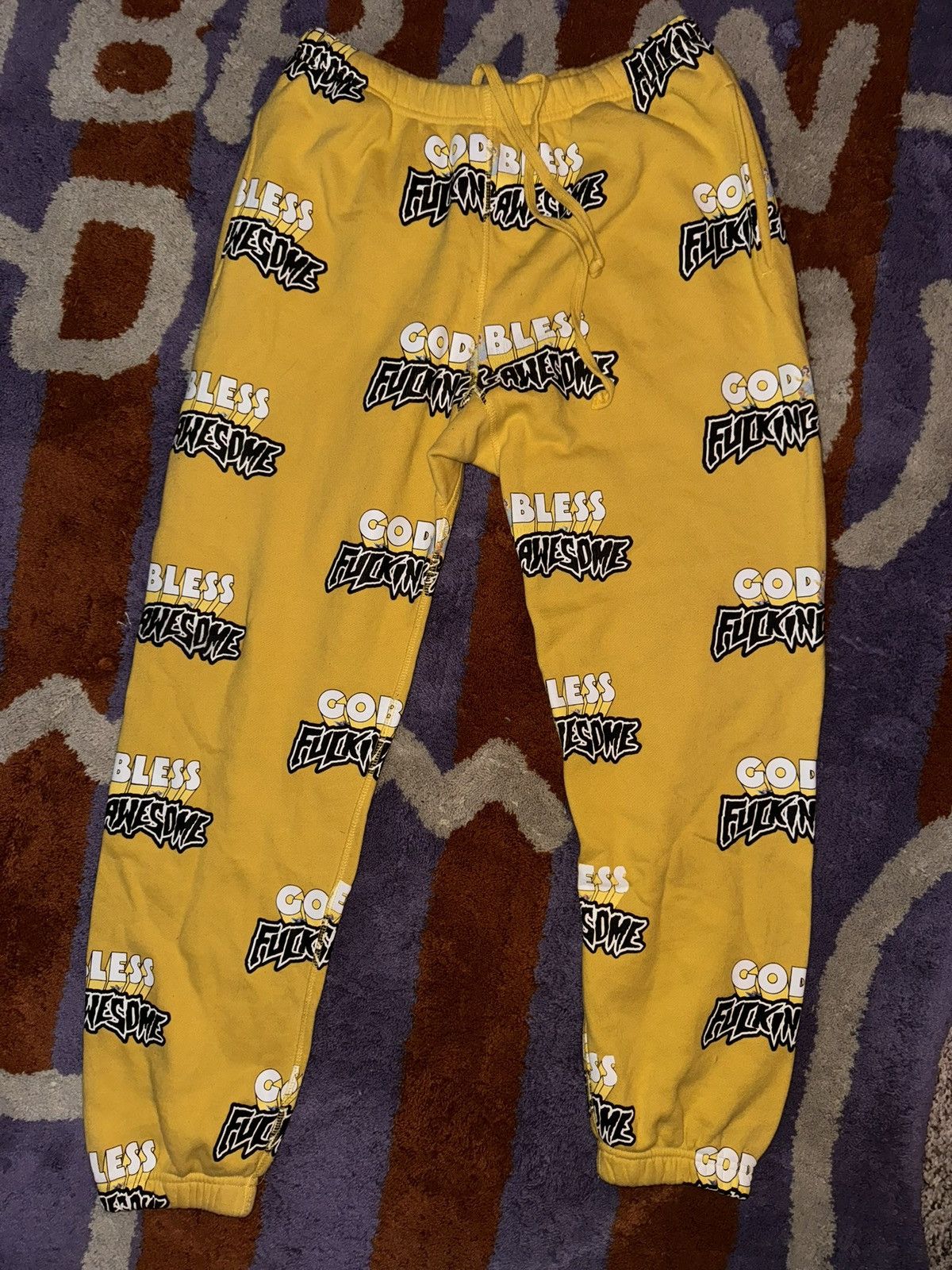 Supreme All Over Print Pants Grailed