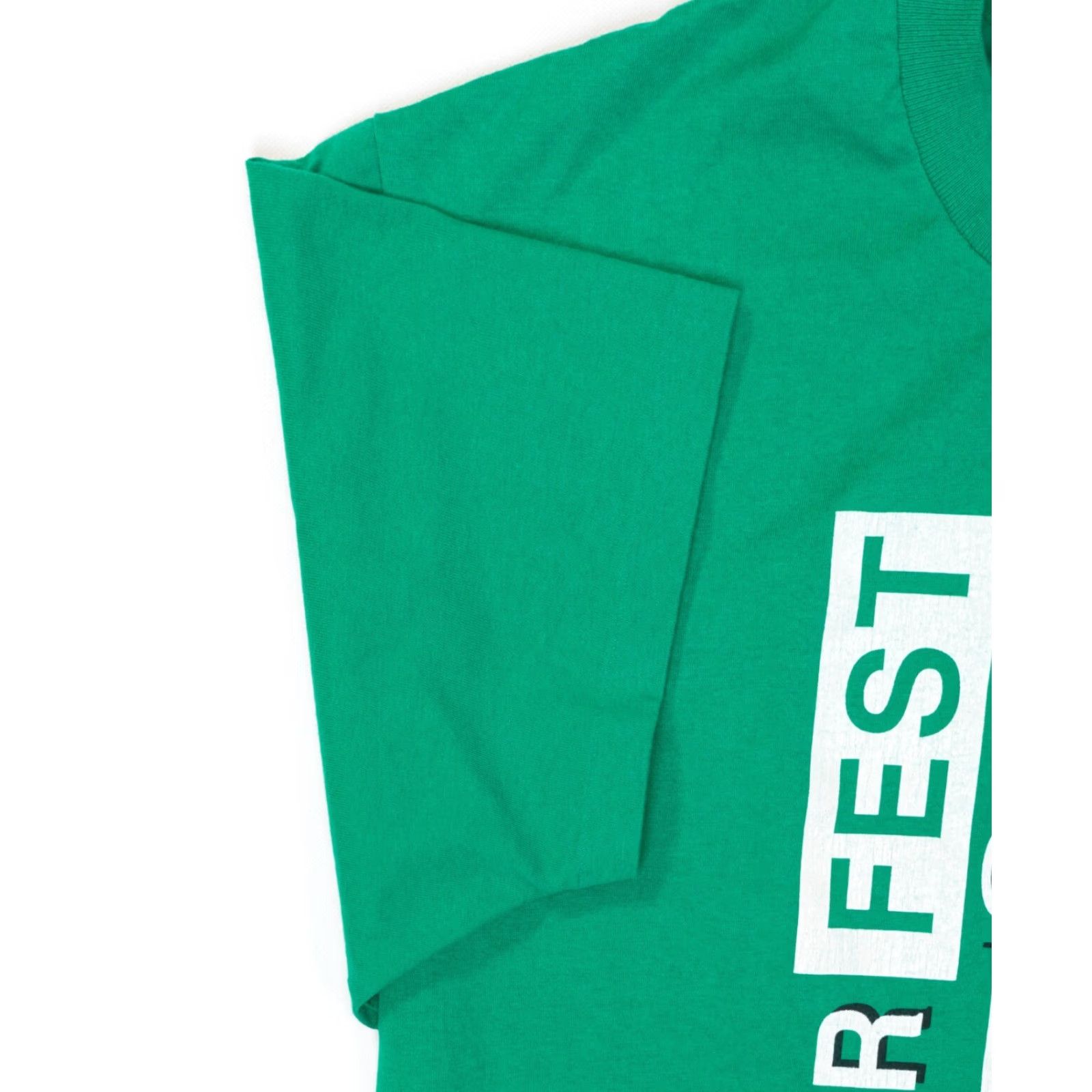 Hanes VINTAGE Hanes T-Shirt Men XL Green 90s Soccer Fest Crew Neck Short Sleeve 1990s Sports Logo MT Prospect Size US XL / EU 56 / 4 - 6 Thumbnail