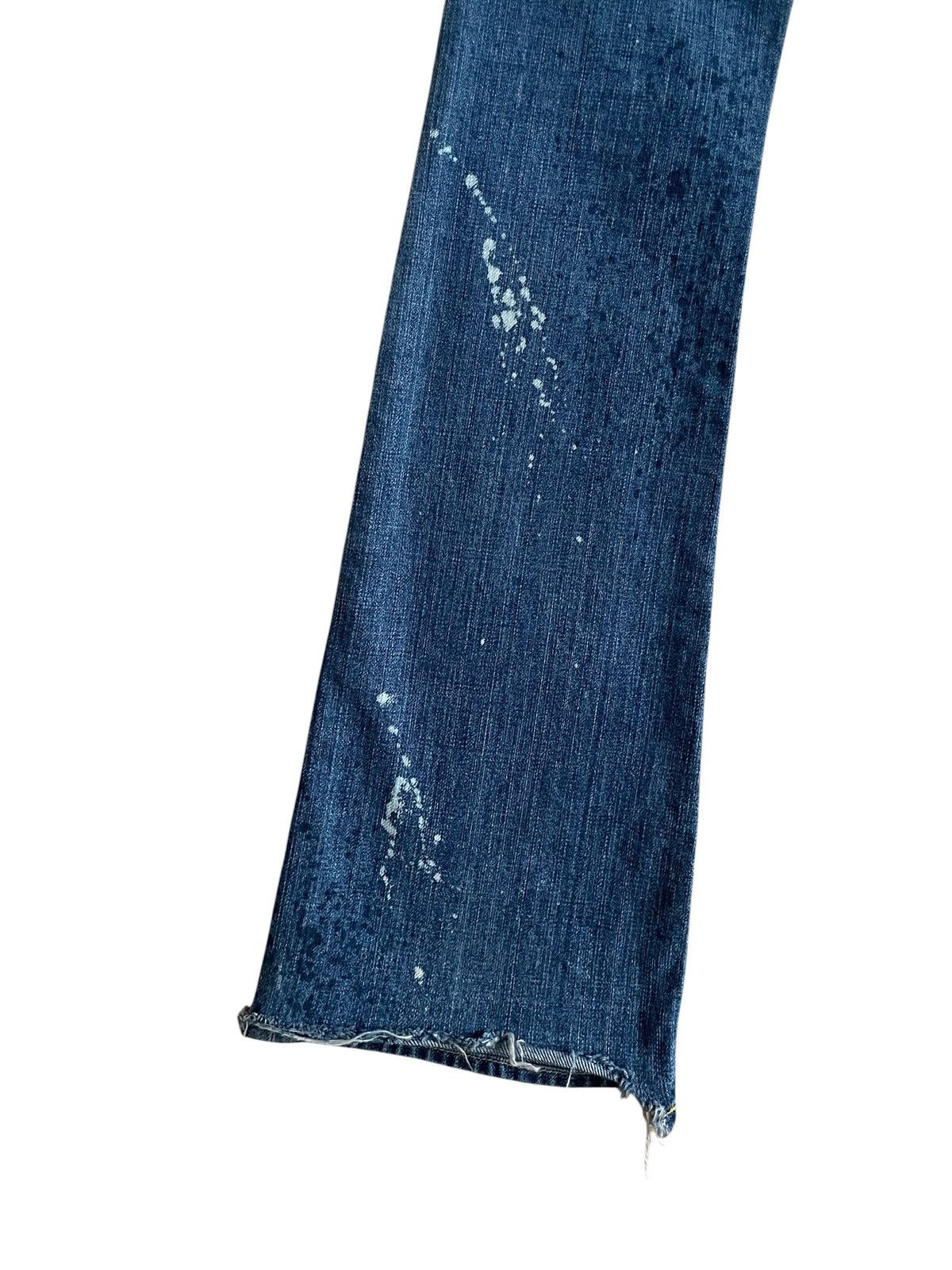 Paper Denim & Cloth Vintage Brand Paper Denim Painting Flared Jeans 2000s Size US 26 / EU 42 - 7 Thumbnail
