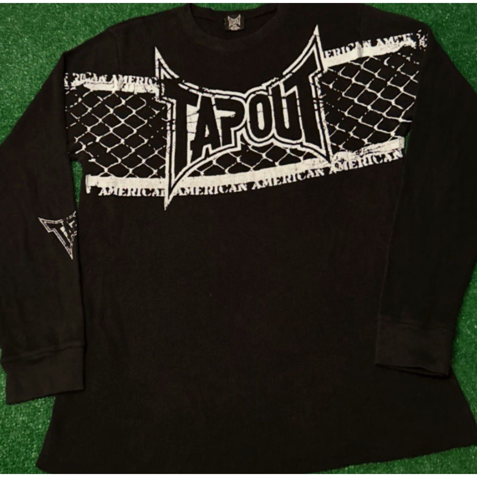 Tapout VINTAGE Tapout Longsleeve Thermal Shirt Mens 3XL Black Grunge Punk Y2K VTG Skull Hip Hop Shirt Mens Size US XXL / EU 58 / 5 - 3 Thumbnail