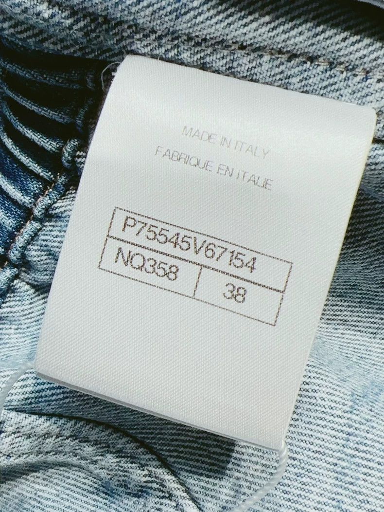 Chanel Chanel 23B blue full-print graffiti double C long-sleeved Size XS / US 0-2 / IT 36-38 - 7 Thumbnail