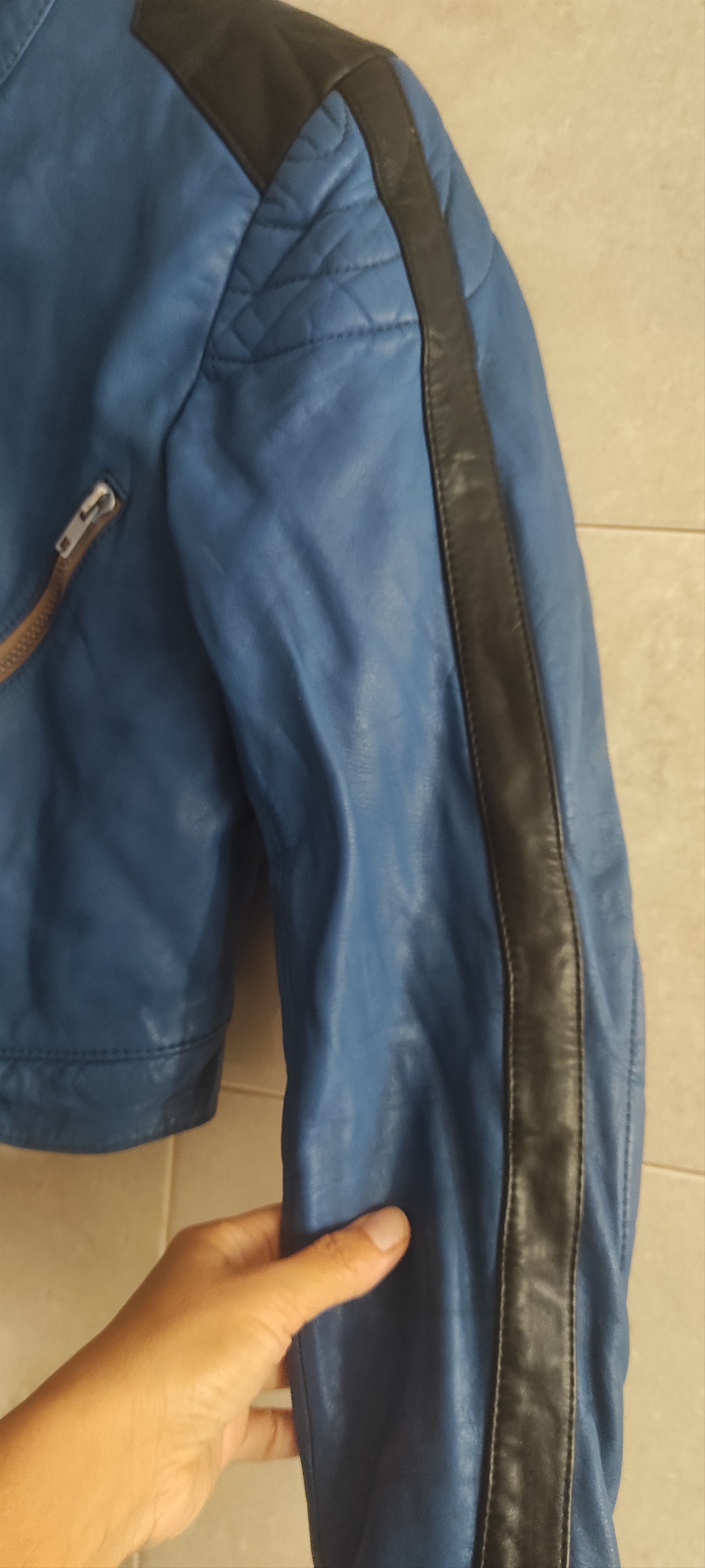 Genuine Leather Wilhelm Krawehl Hamburg Motorcycle Racing Leather Jacket Size US S / EU 44-46 / 1 - 8 Thumbnail