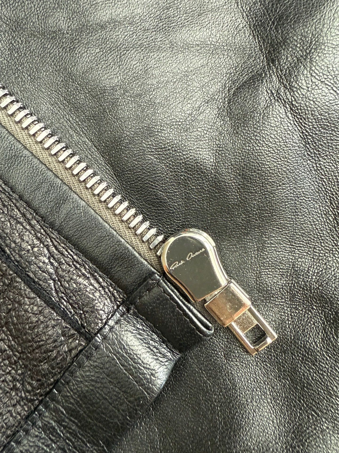 Rick Owens Rick Owens Lambskin Short Wide Hooded Zip-Up Jacket 50/L Size US M / EU 48-50 / 2 - 8 Thumbnail