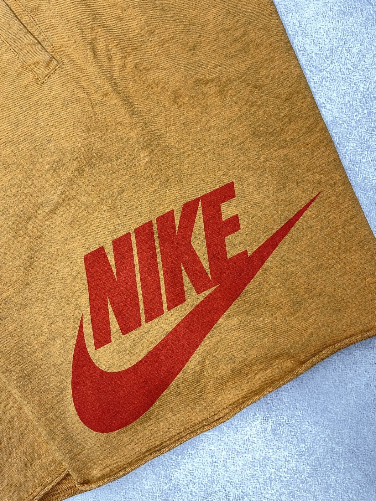 Nike Mens Nike NSW Orange Shorts Big Logo Drill Y2K TECH ACG Size US 34 / EU 50 - 5 Thumbnail