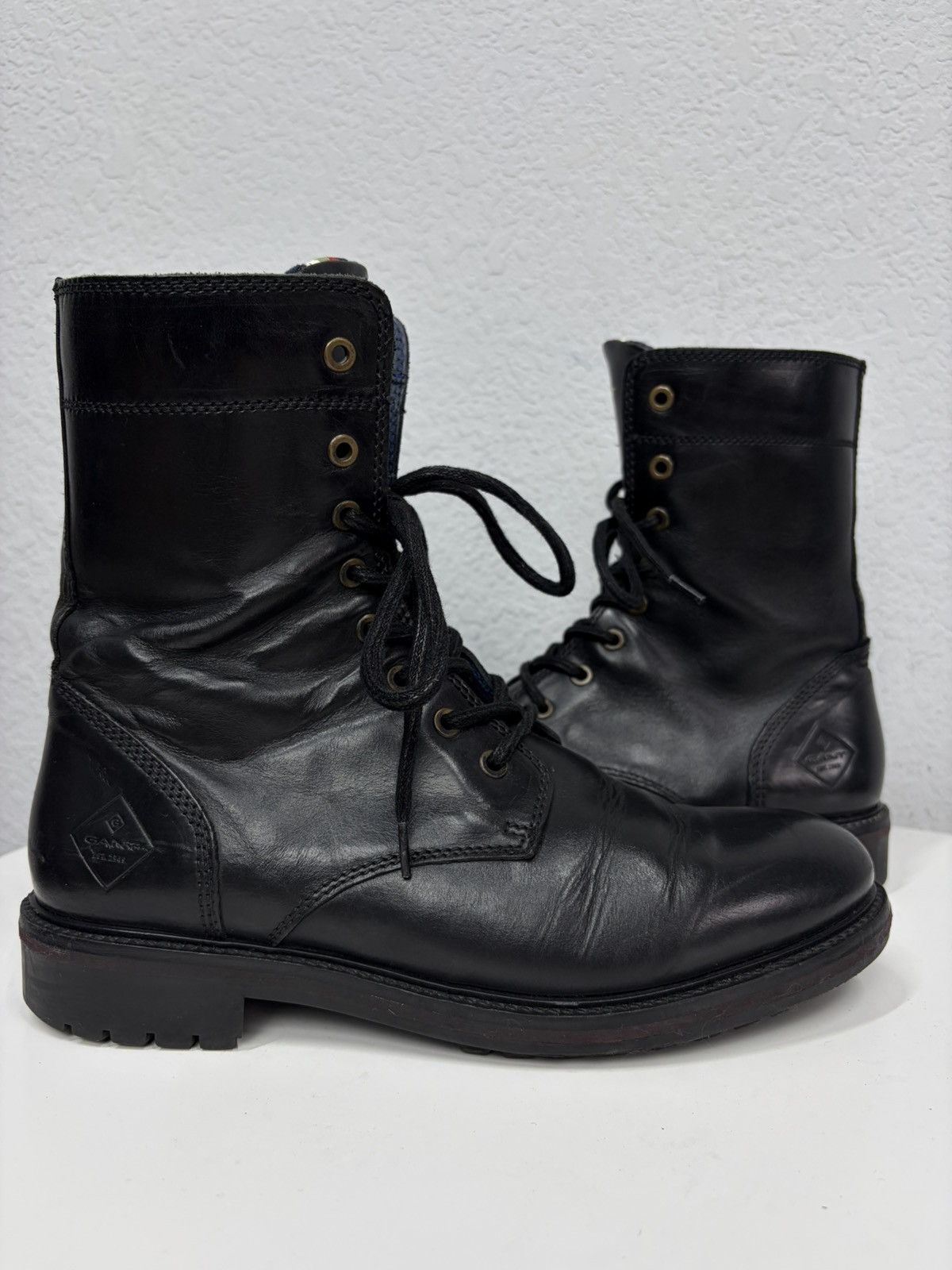 If Six Was Nine Artisan Black Harness High Guidi Vibe Leather Biker Boots Size US 9 / EU 42 - 3 Thumbnail