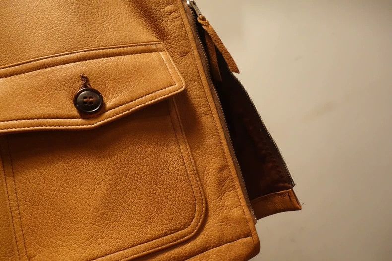 The Real McCoy Deerskin Vest, Sleeveless Jacket