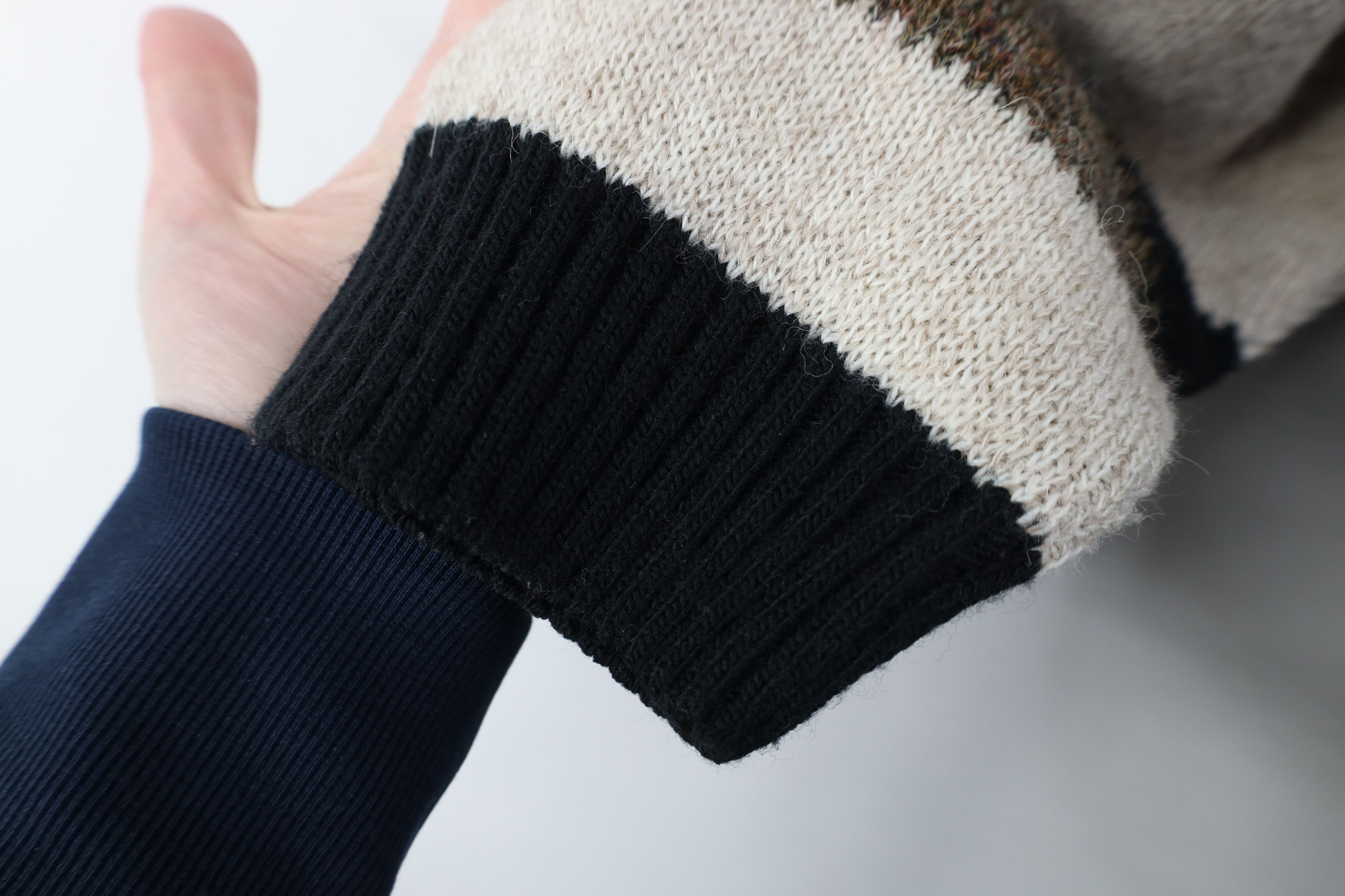 Vintage Vintage 90s Streetwear Wool Blend Sweater Earth Tone USA Size US XL / EU 56 / 4 - 8 Thumbnail