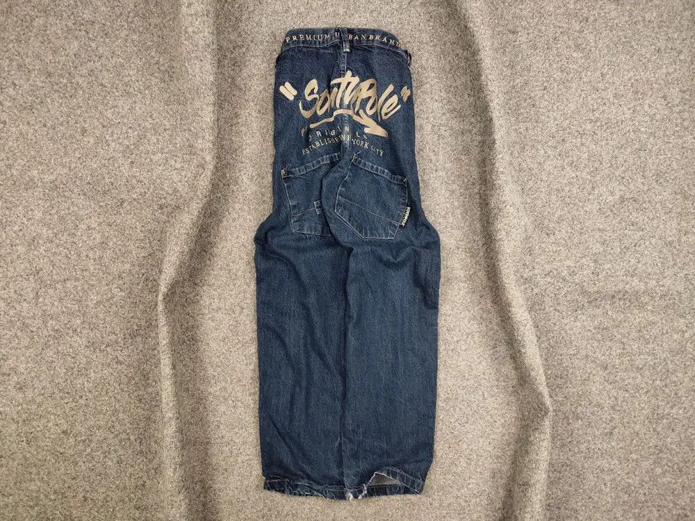Southpole Vintage 90's SouthPole Denim Jeans embroidered baggy y2k Size US 30 / EU 46 - 1 Thumbnail