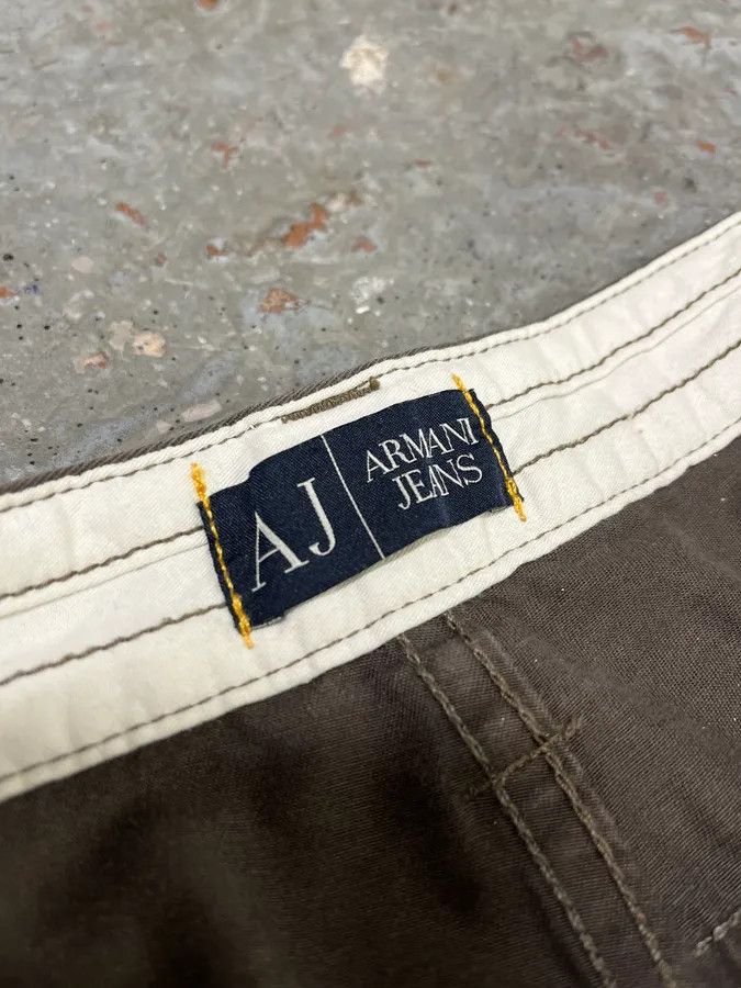 Armani 2000s Armani Multi Pockets Cargo Olive Obscure Pants Size US 34 / EU 50 - 12 Thumbnail