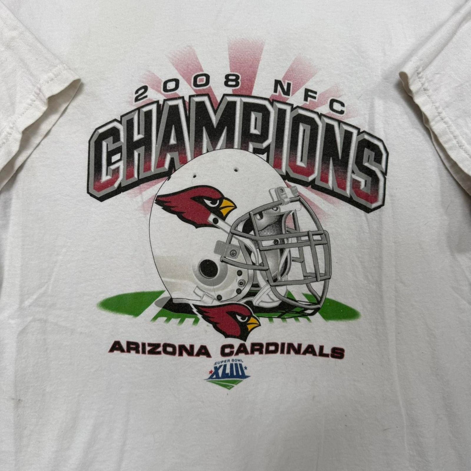 Gildan Vintage 2008 NFC Champions Cardinals T-Shirt Distressed Size US L / EU 52-54 / 3 - 4 Thumbnail