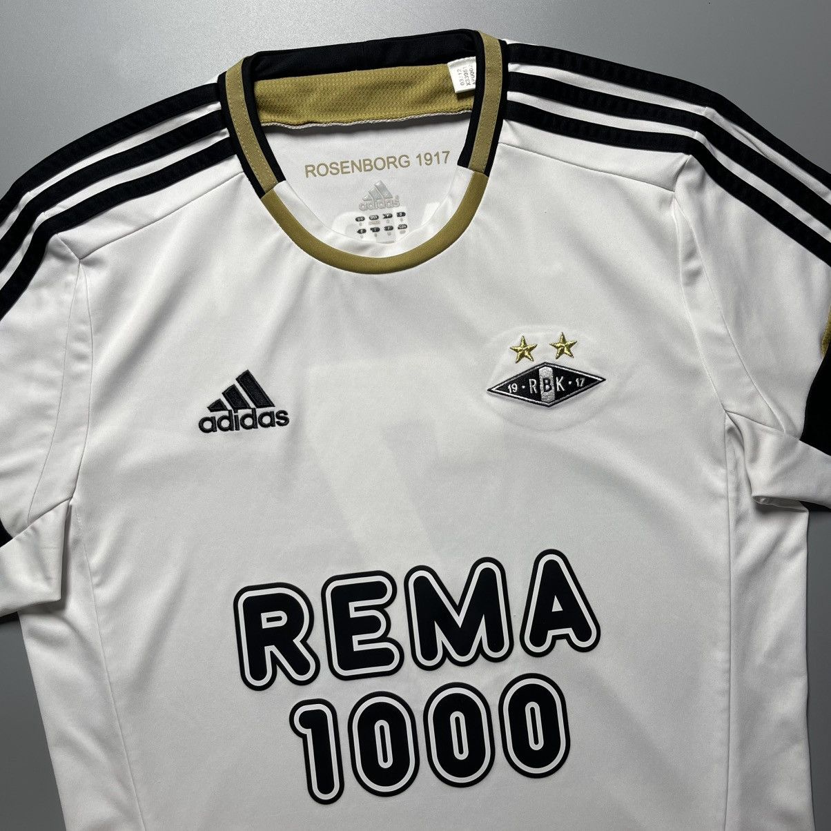 Adidas × Vintage ROSENBORG BALLKLUB ADIDAS 2012/2013 SOCCER JERSEY #7 JENSEN Size US S / EU 44-46 / 1 - 4 Thumbnail