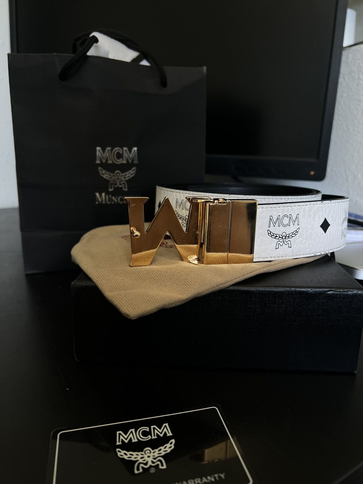 MCM Mcm reversal belt Size 38 - 2 Thumbnail