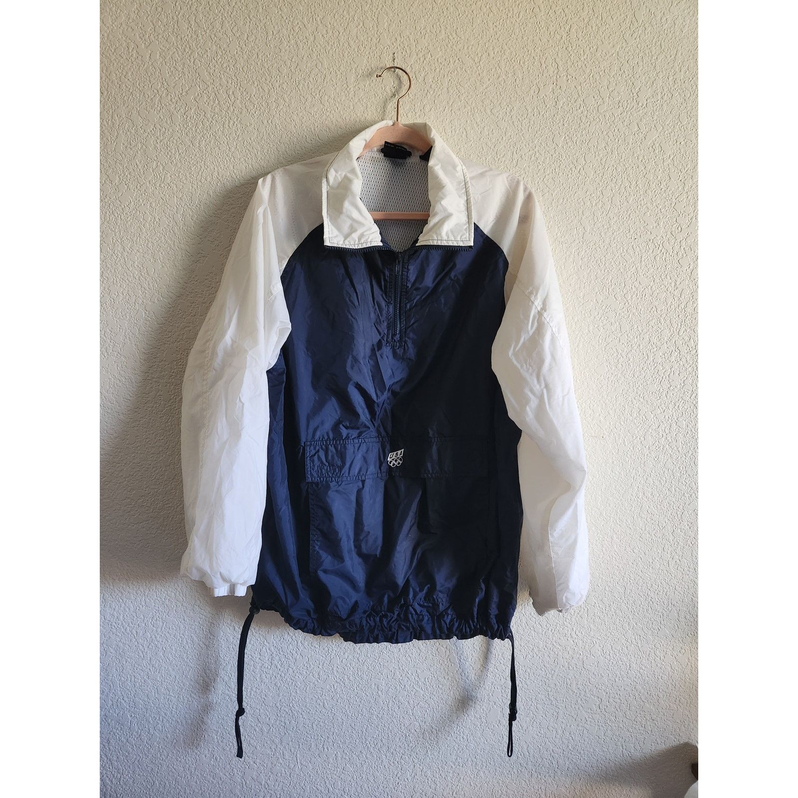 Other Vintage U.S.A Olympics White & Blue Windbreaker Unisex-Lg Size US L / EU 52-54 / 3 - 1 Thumbnail