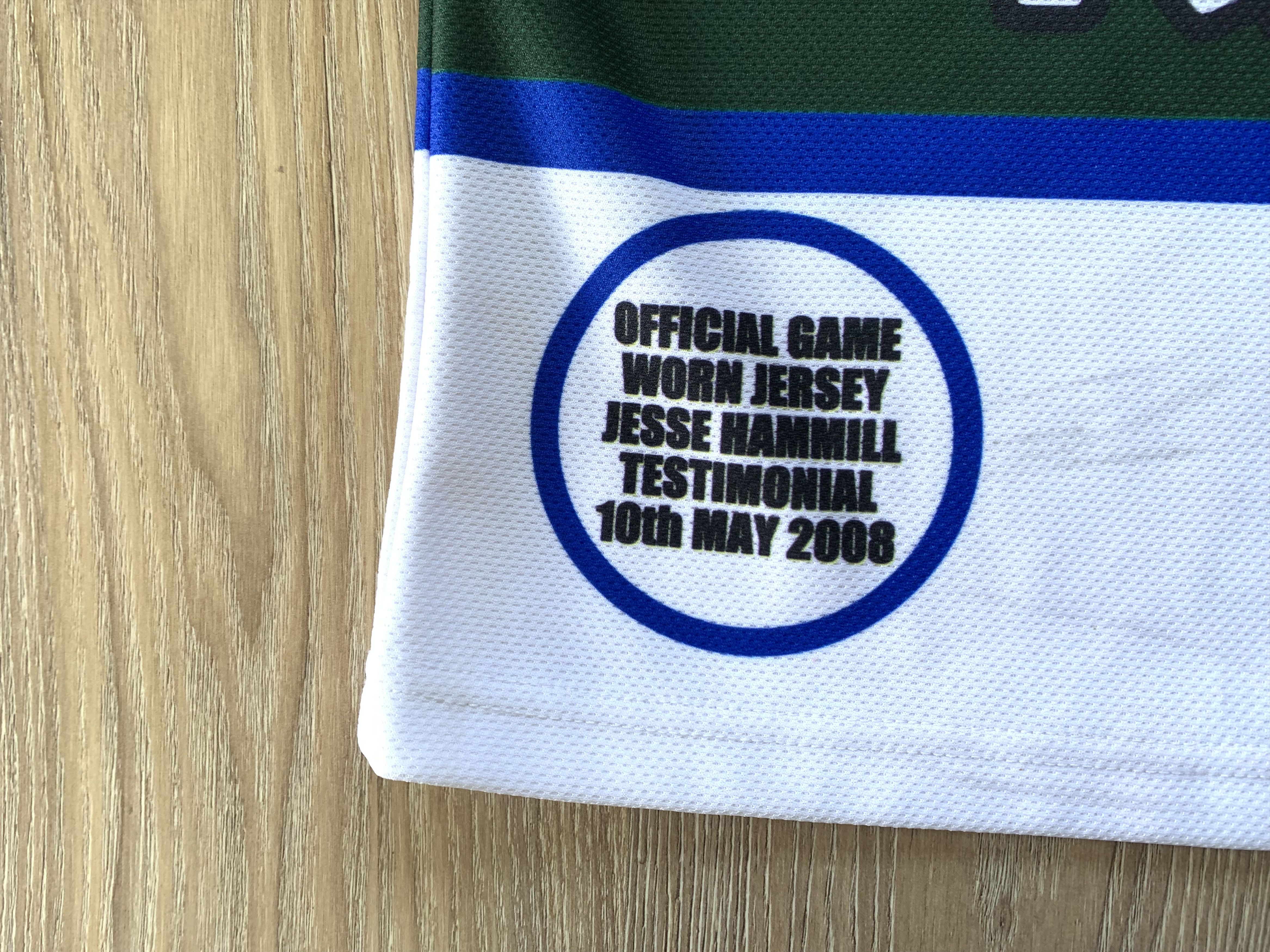 NHL × Vintage Vintage Rhino Sports Jesse Hammill #4 Hockey Jersey Size US XXL / EU 58 / 5 - 11 Thumbnail