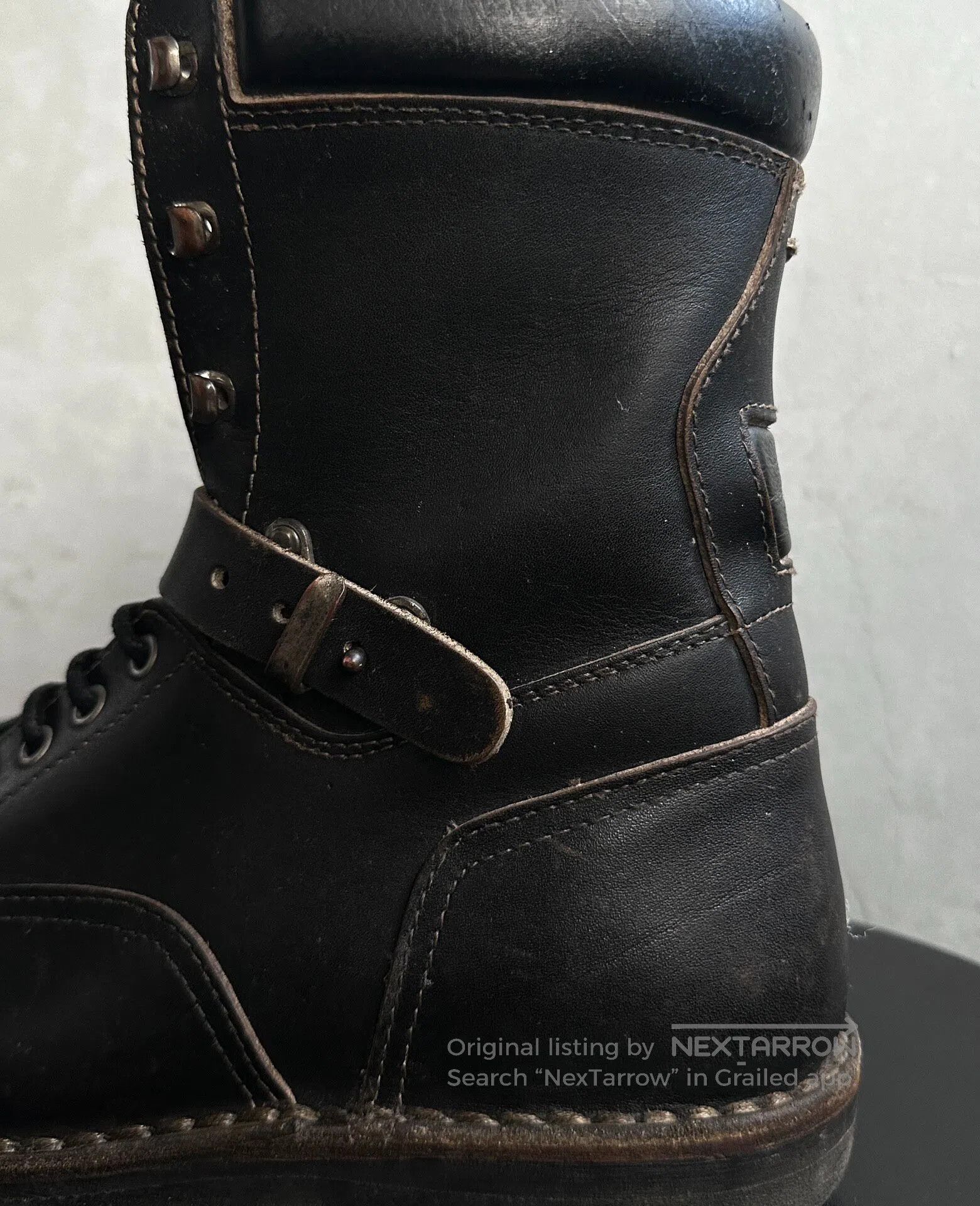Maison Margiela Maison Margiela EPT Worn-out buckle military boots| Size US 10 / EU 43 - 1 Thumbnail