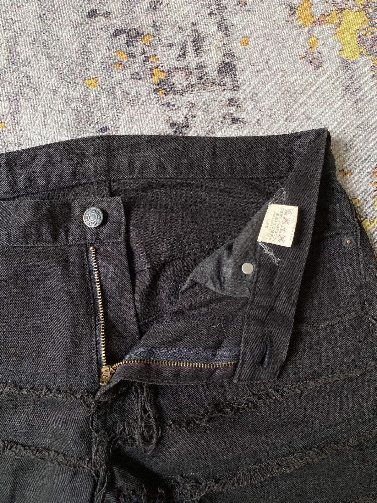 Hysteric Glamour 90’s Hysteric Glamour Black Crust Hagi Patches Denim Size US 32 / EU 48 - 10 Thumbnail