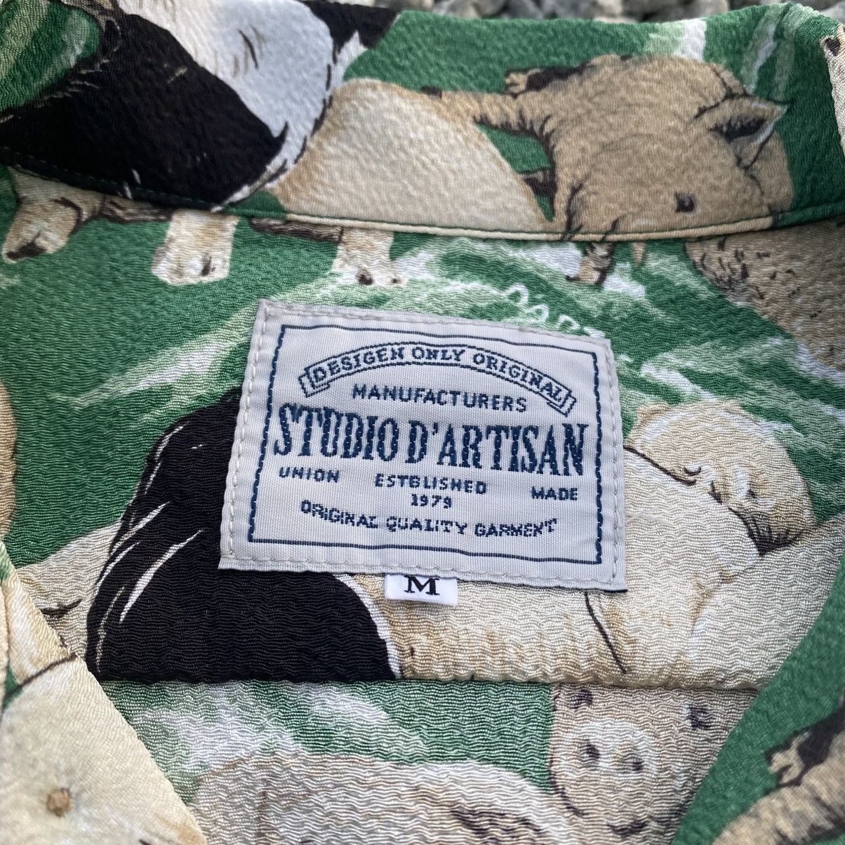 Studio D'Artisan Very Rare Vintage STUDIO DARTISAN Hundred Pigs Shirt Size US M / EU 48-50 / 2 - 10 Thumbnail